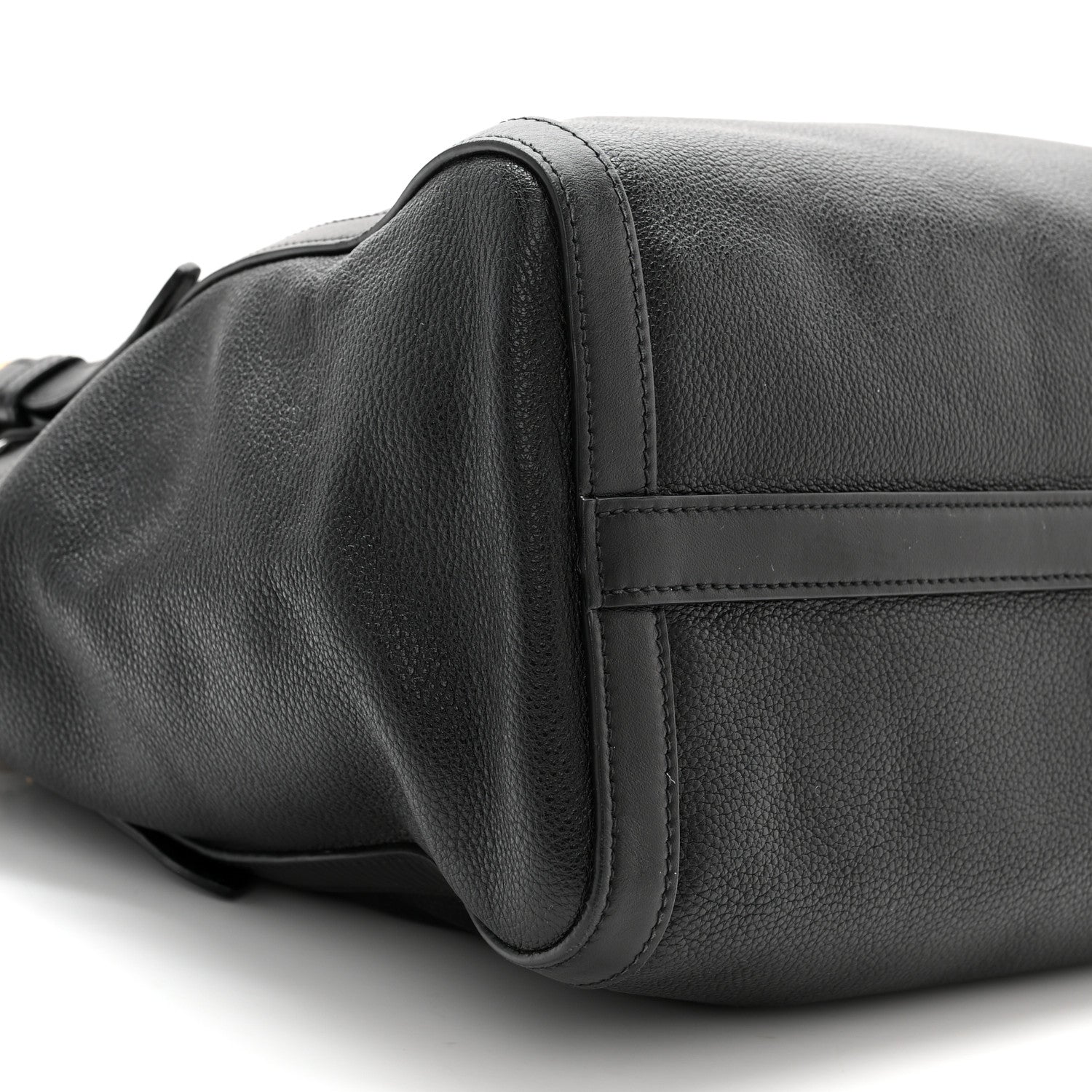 Prada Vitello Daino Shopping Tote Black 10 of 11