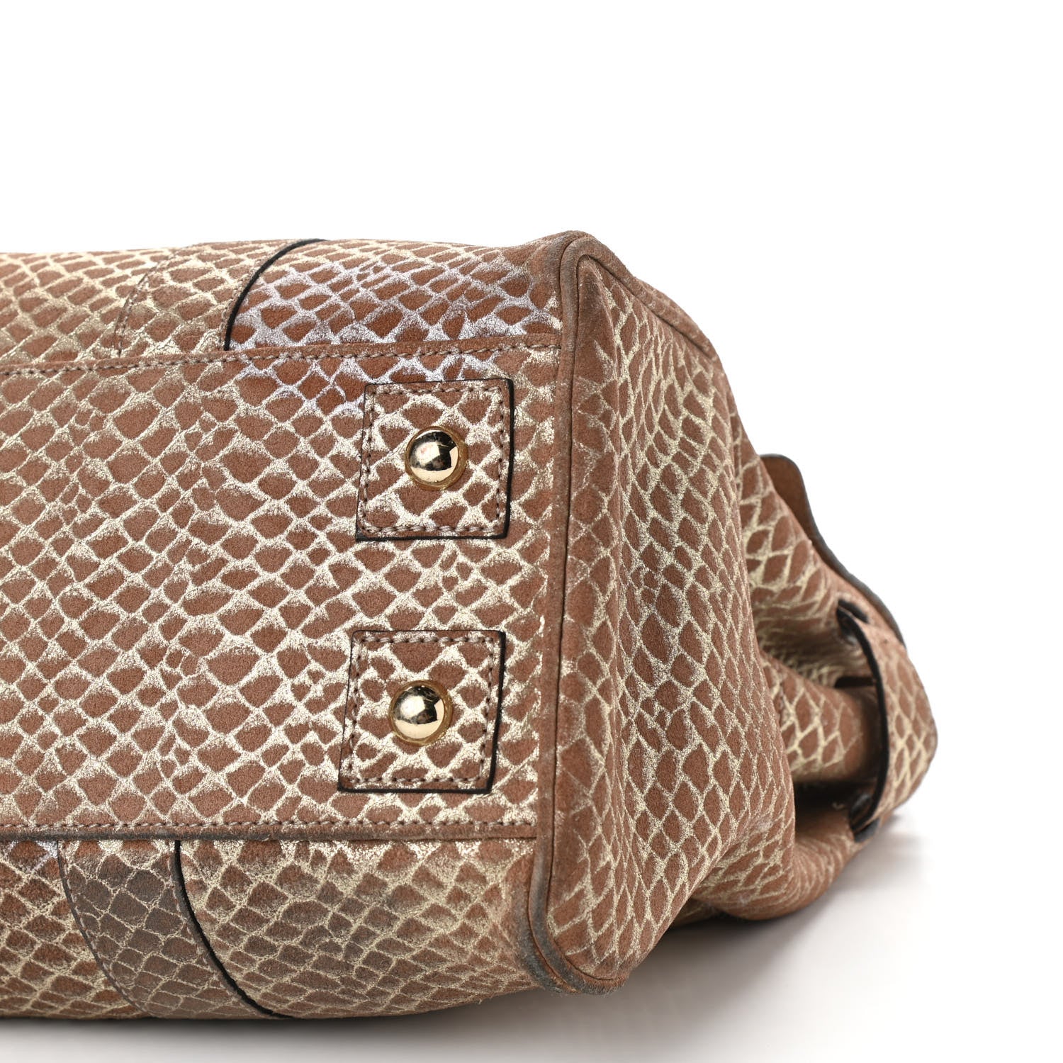 Mulberry Metallic Snake Suede Bayswater Satchel 10 of 12