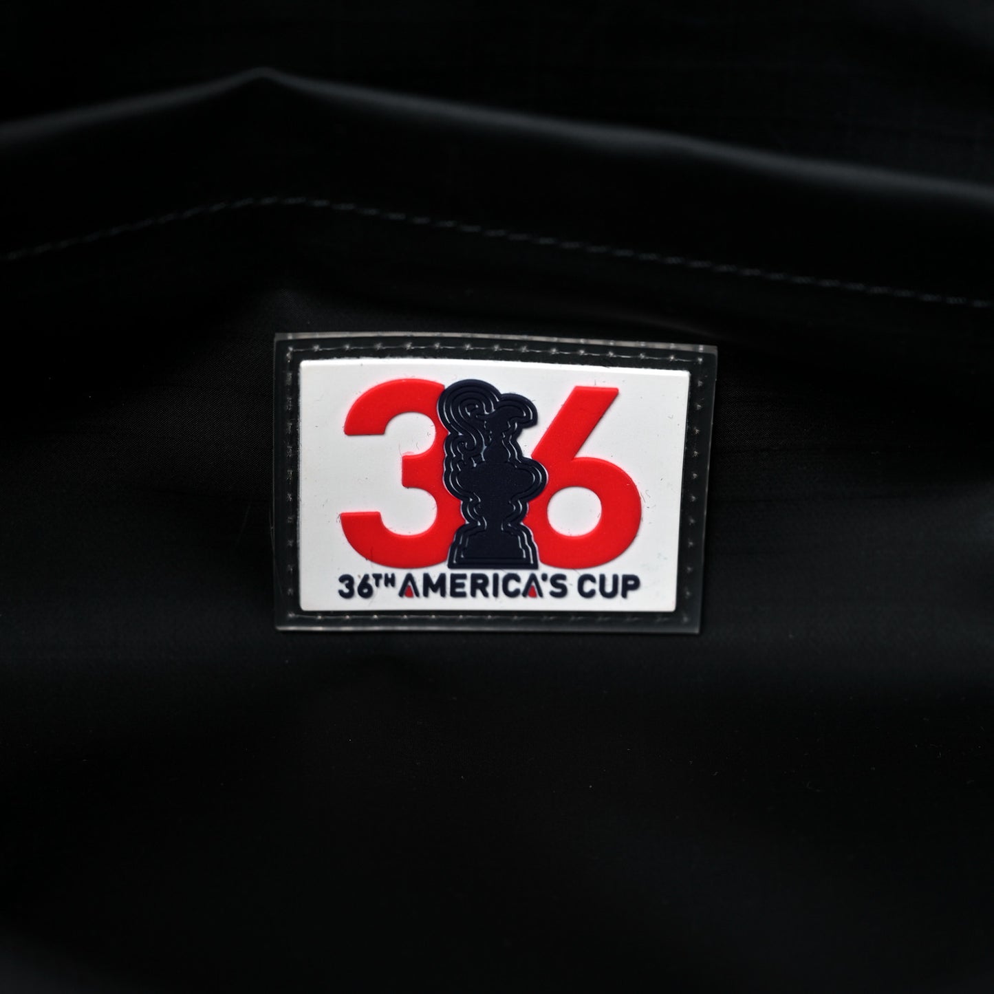 Tessuto Nylon 36th Americas Cup Duffle Bag Black
