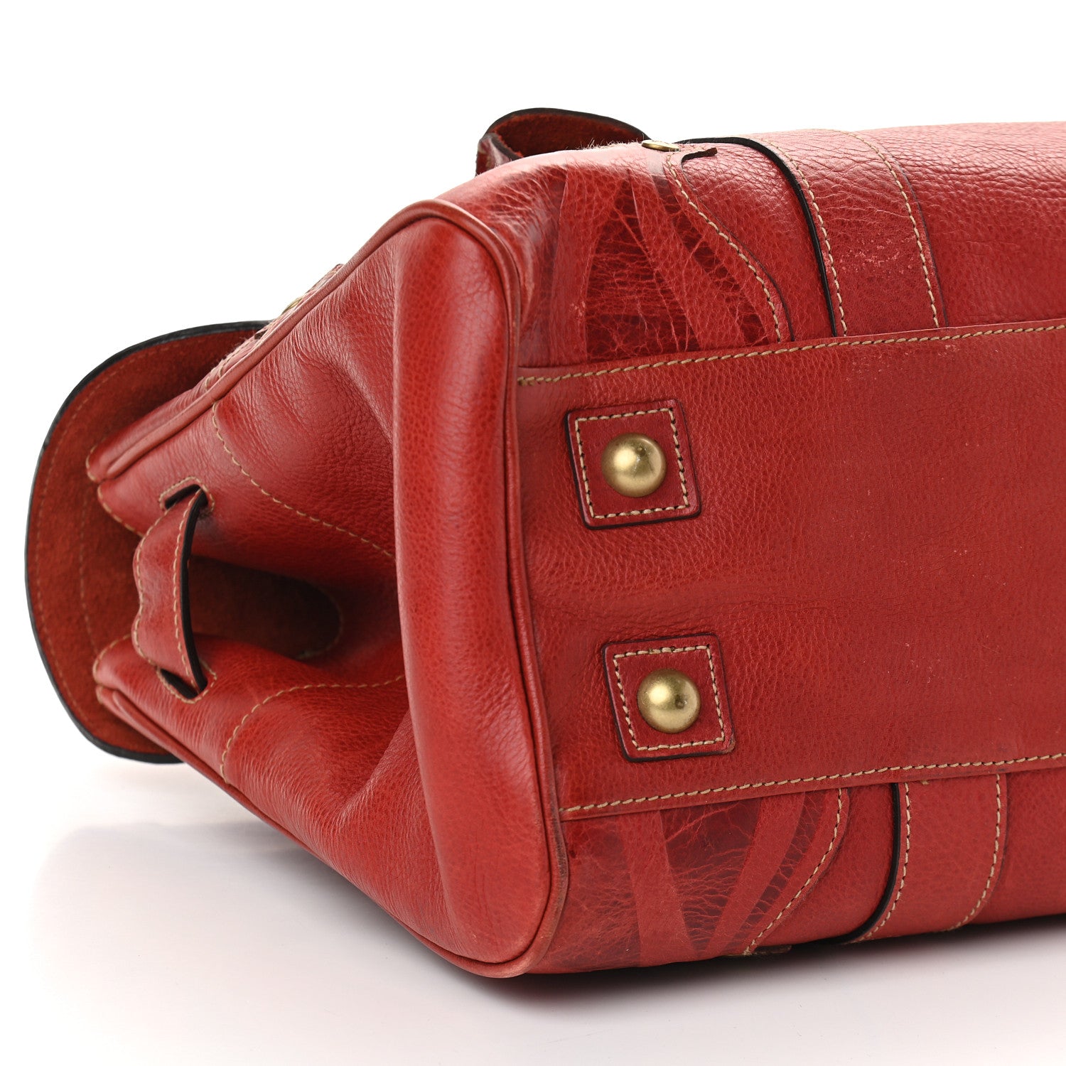 Mulberry Grained Calfskin Tooled Darwin Bayswater Red 7 of 8