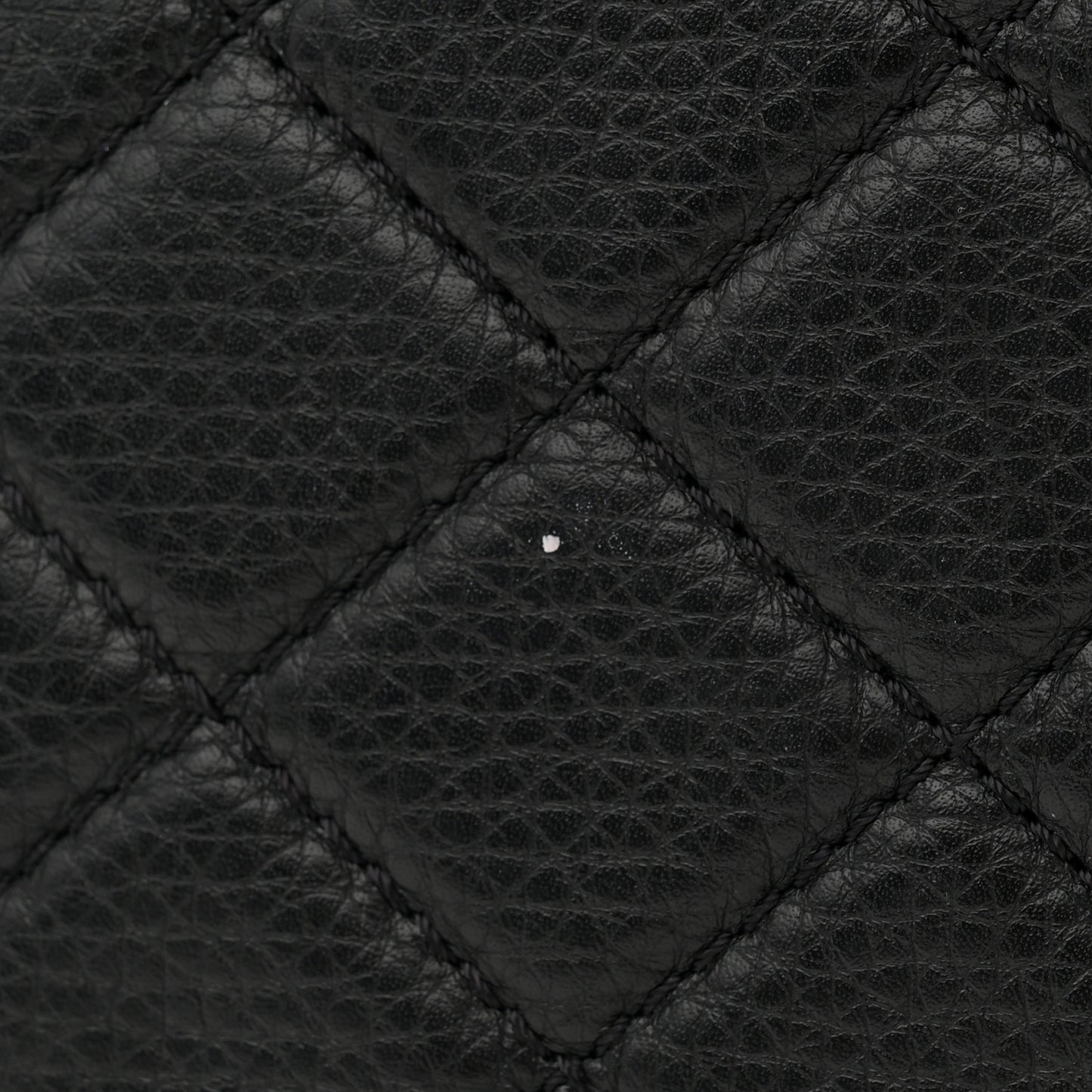 Calfskin Quilted XXL Travel Flap Bag Black