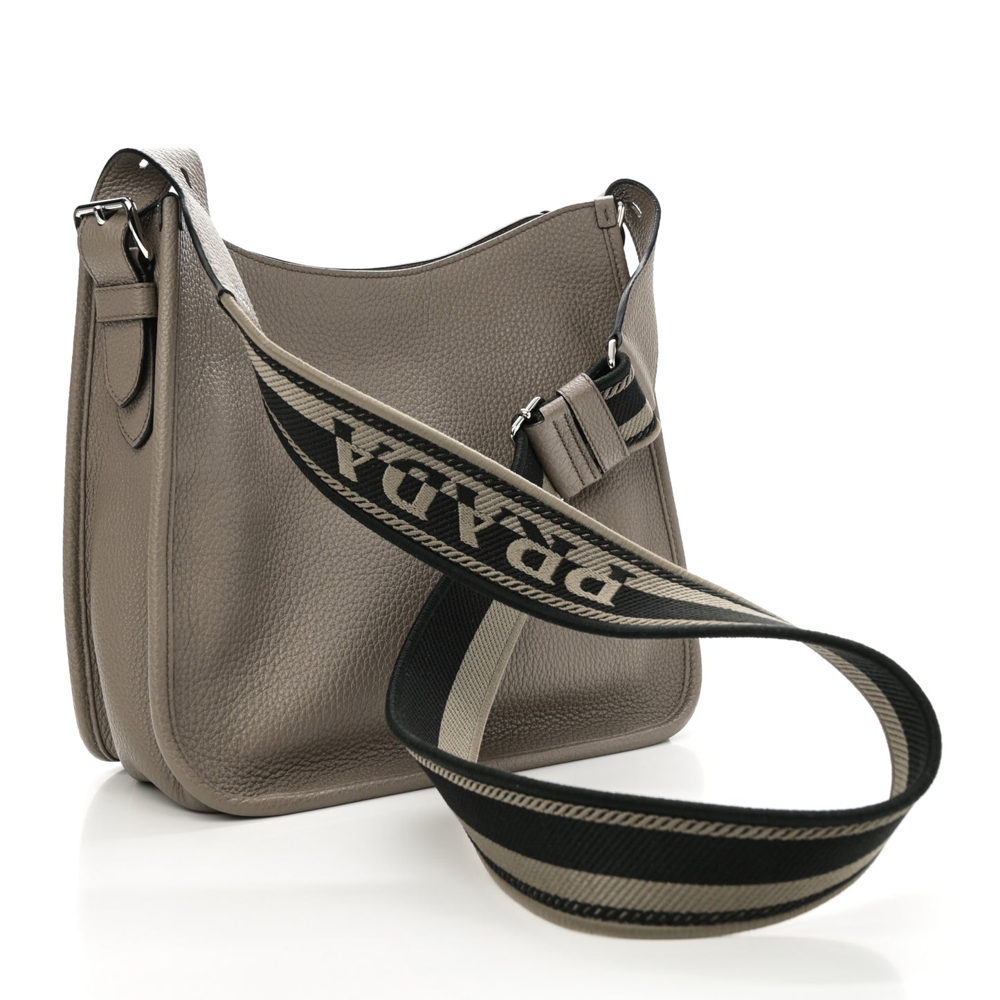 Vitello Daino Soft Hobo Messenger Bag Argilla