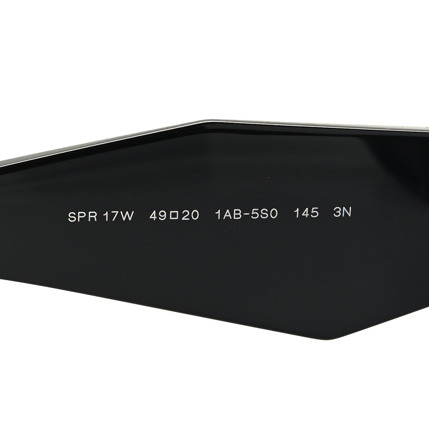 Acetate Symbole Sunglasses SPR 17W Black