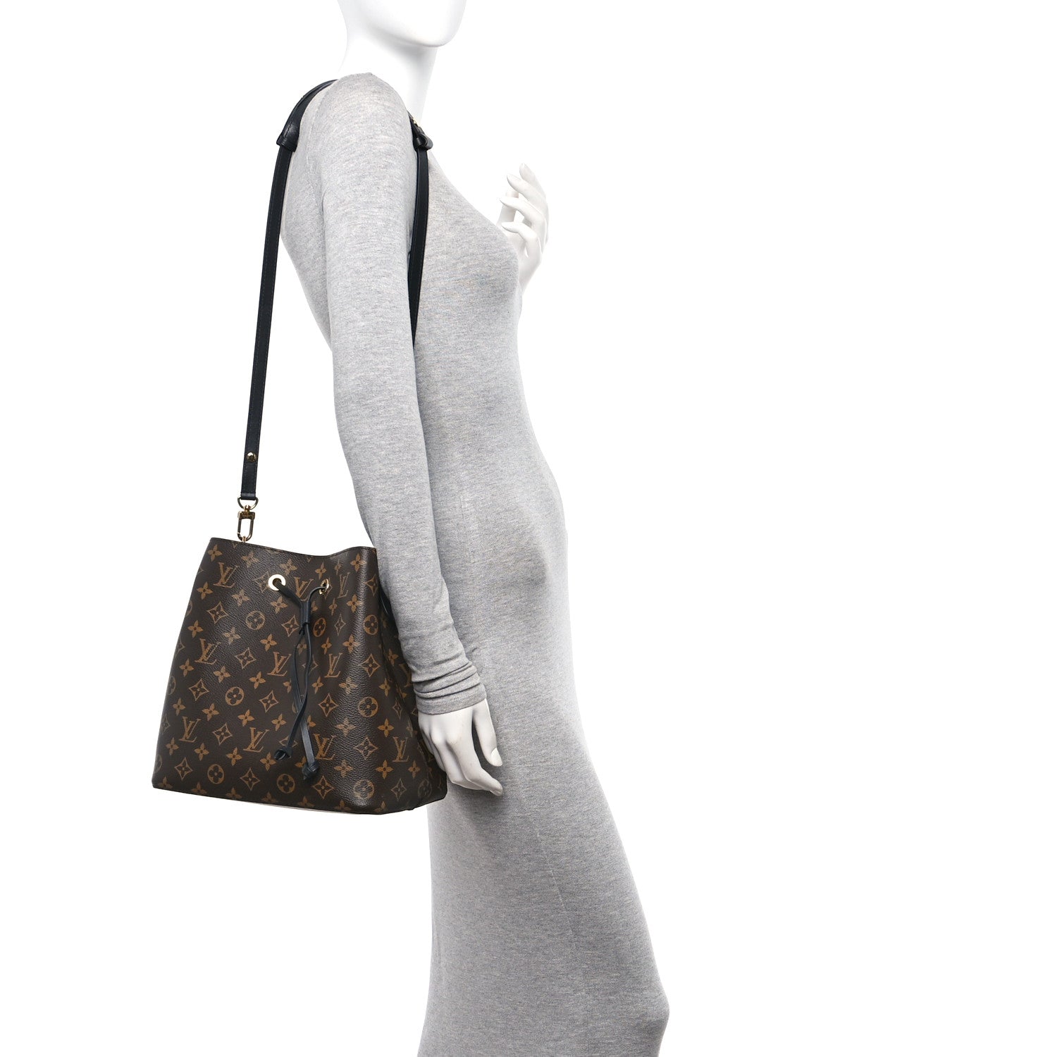 Louis Vuitton Monogram Neonoe MM Black 2 of 13