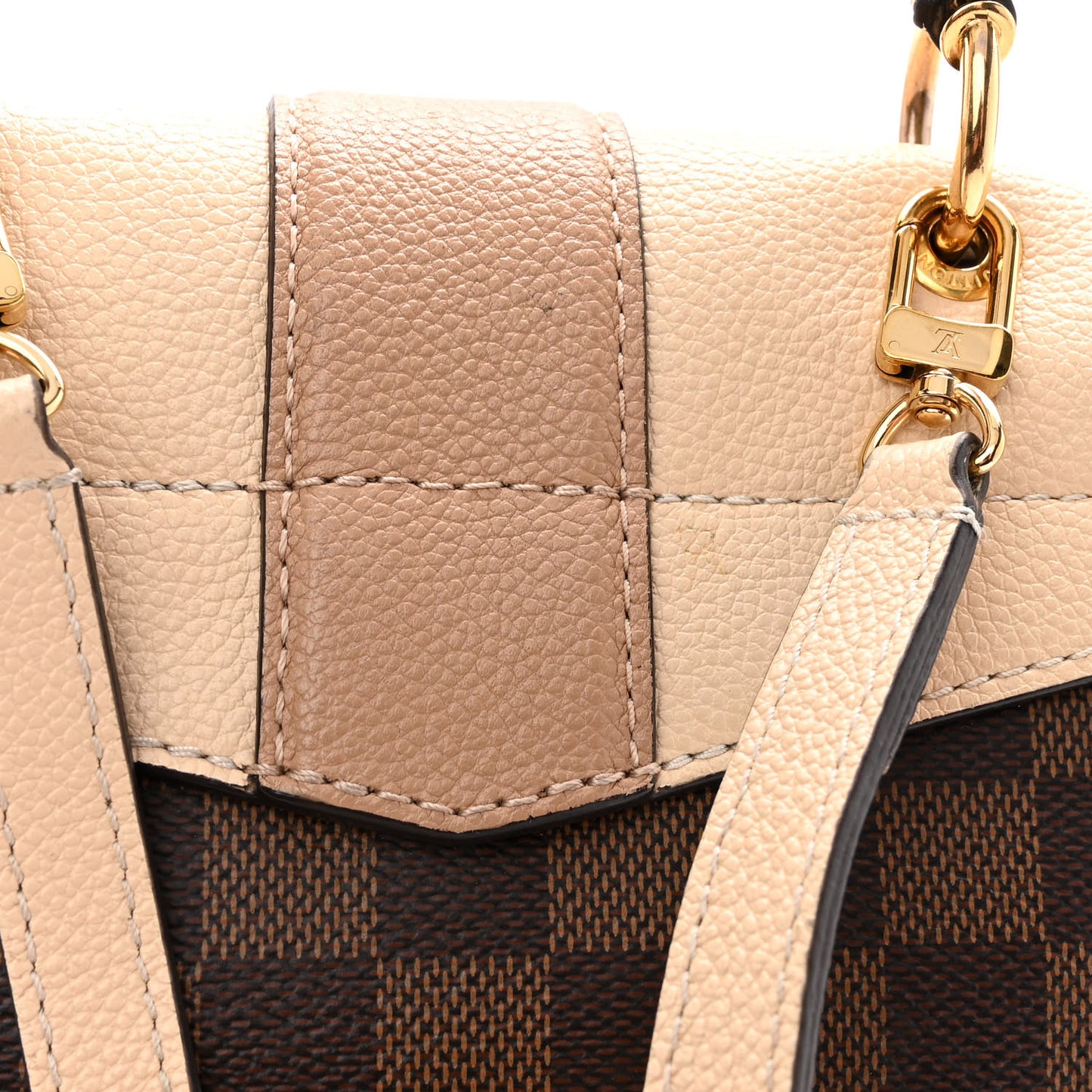 Damier Ebene Clapton Backpack Creme