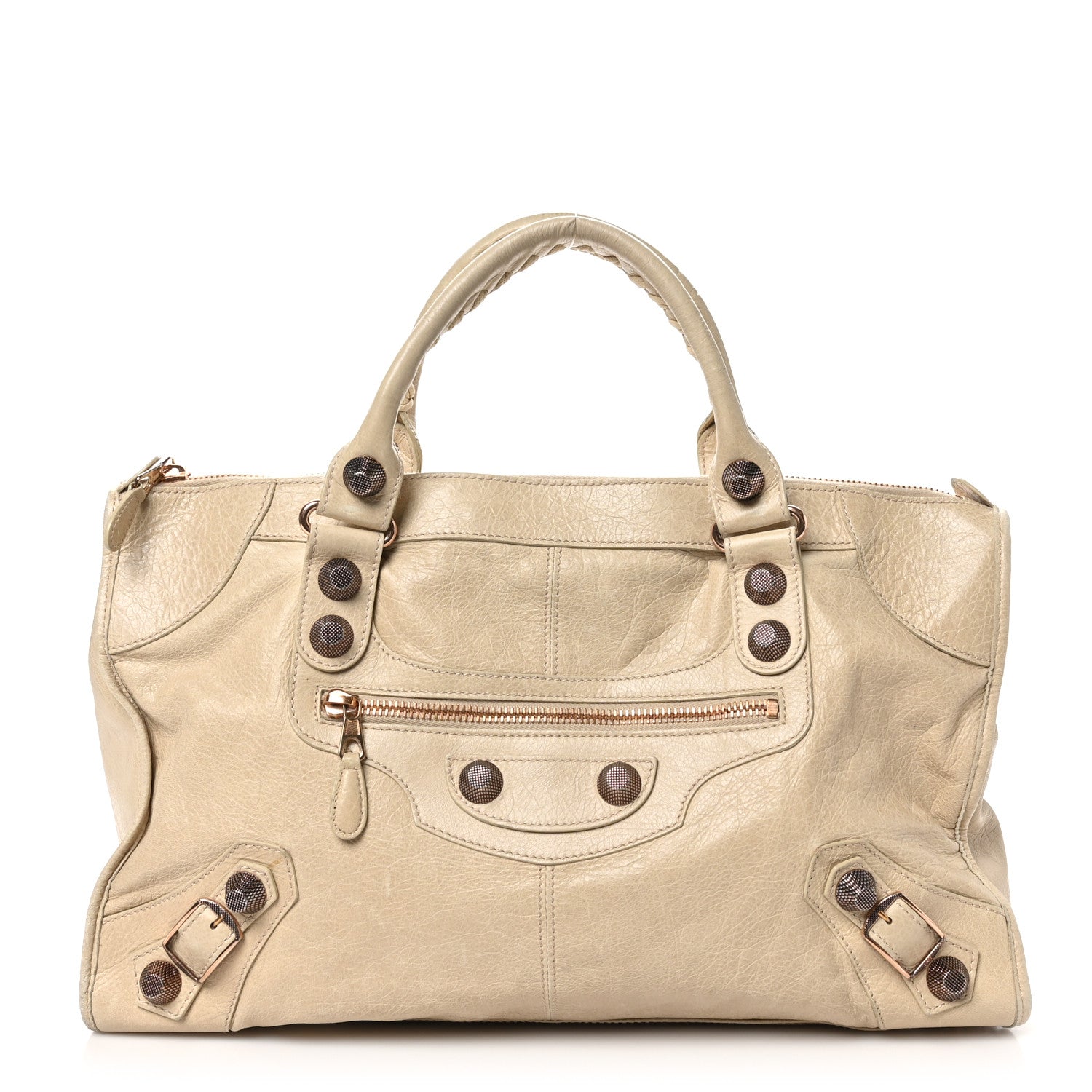 Balenciaga Agneau Giant 21 Rose Gold Hardware Work Praline 1741238