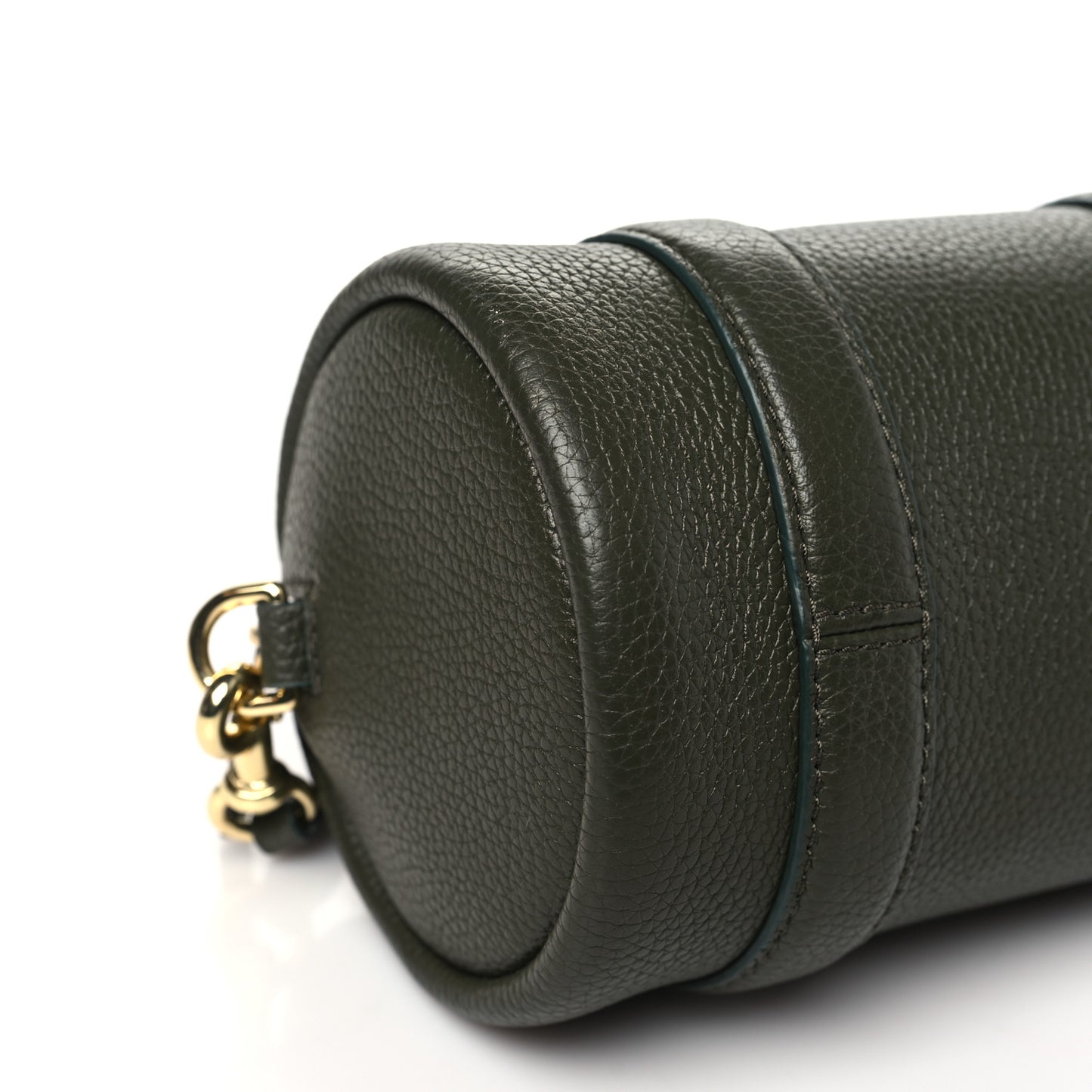 Calfskin The Mini Duffle Bag Forest Green