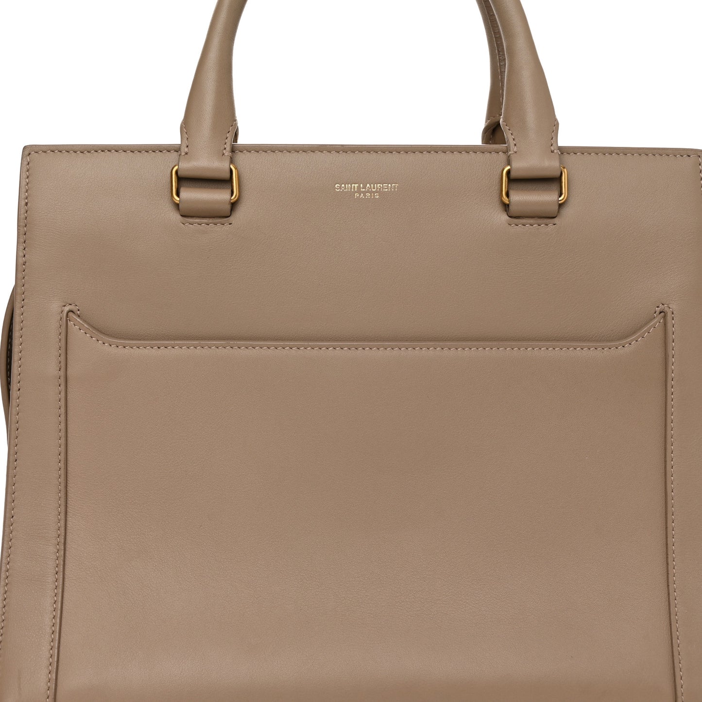 Smooth Calfskin Medium East Side Tote Beige