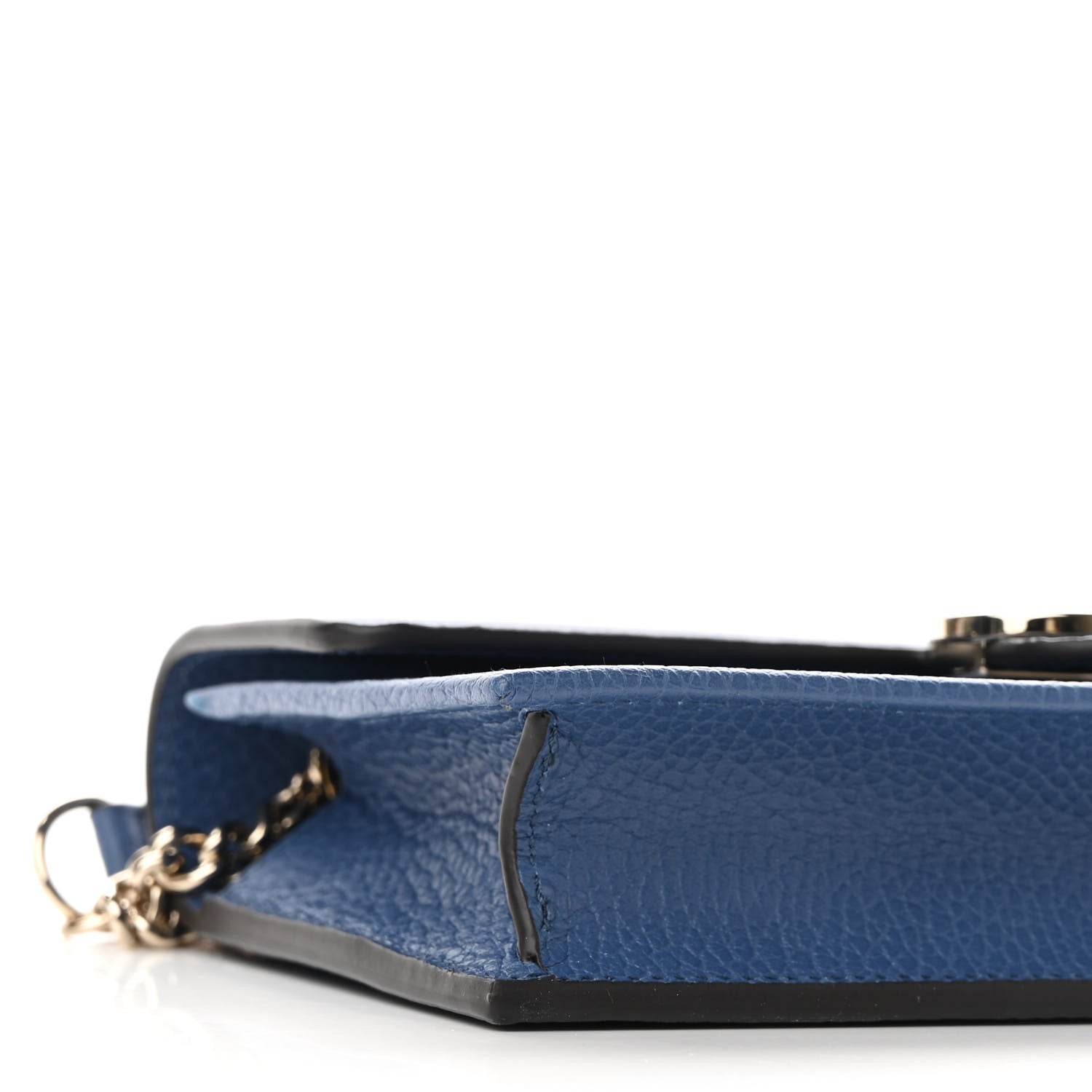 Gucci Dollar Calfskin Interlocking G Chain Wallet Caspian 8 of 9