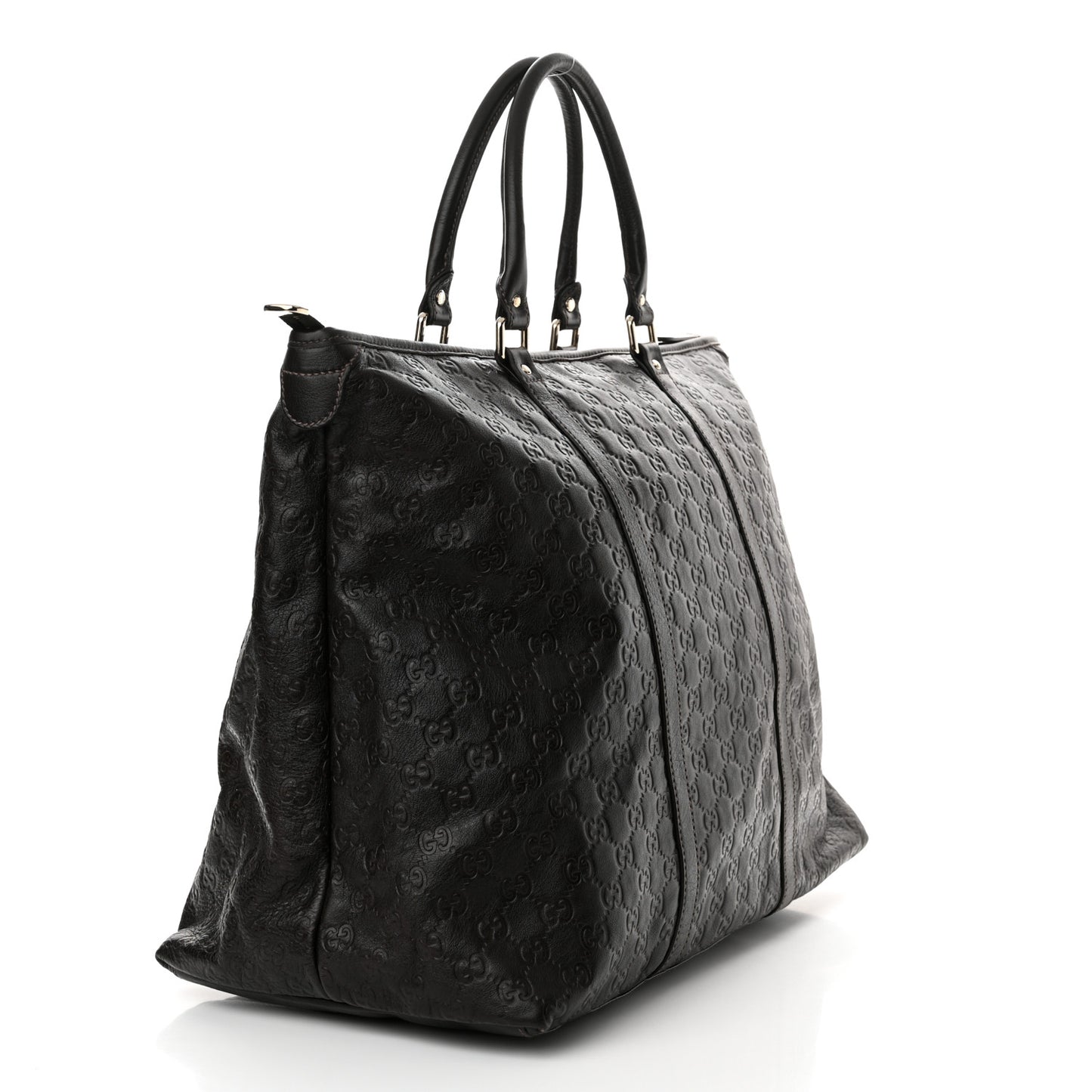 Guccissima Medium Joy Tote Bag Dark Brown
