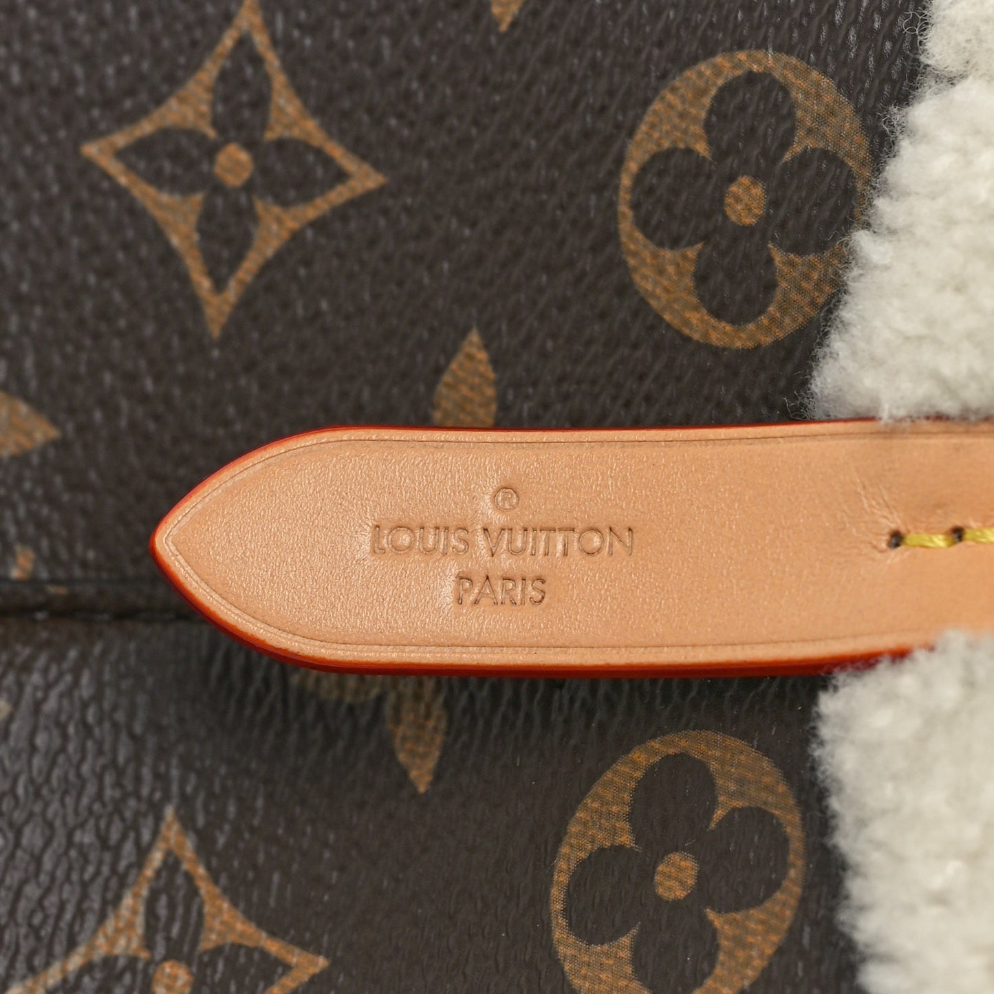 Monogram Shearling Cozygram Neonoe BB