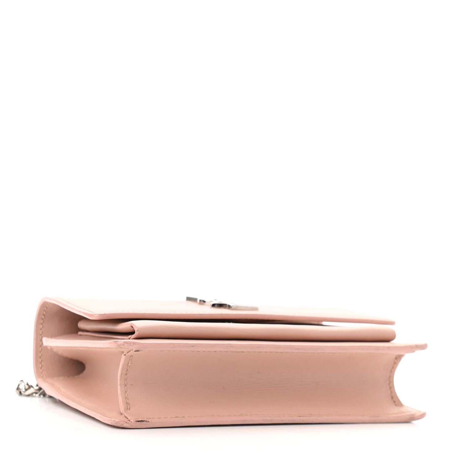 Calfskin Monogram Sunset Chain Wallet Light Pink