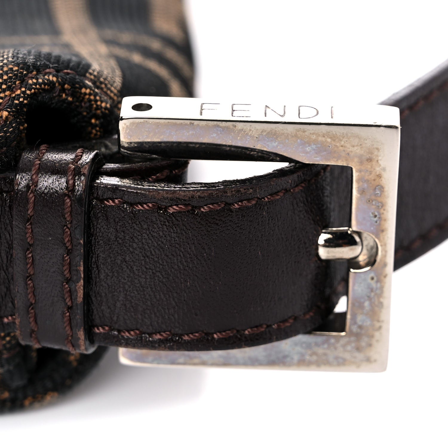 Fendi Zucca Shoulder Bag Tobacco 16 of 17
