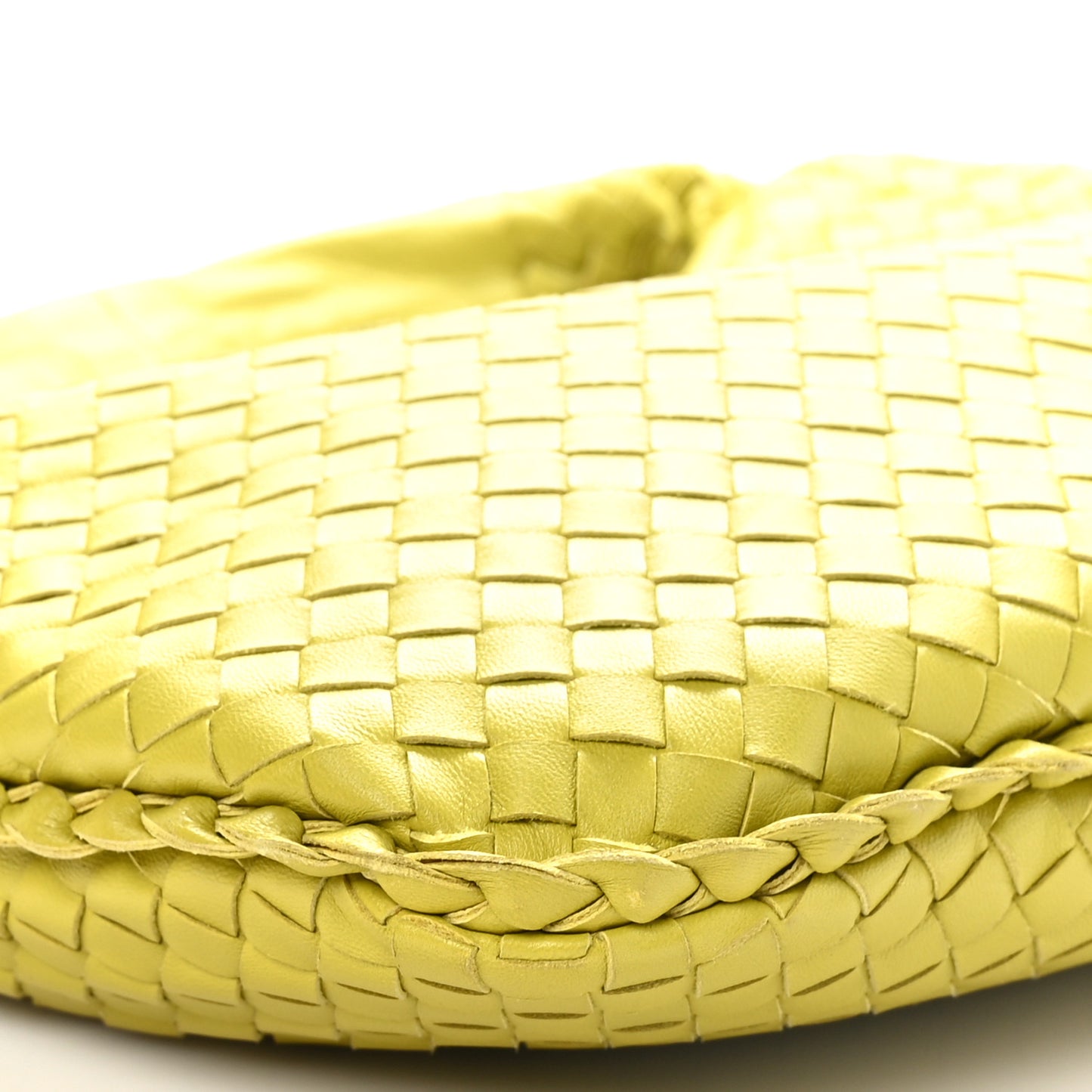 Nappa Intrecciato Medium Veneta Hobo Buttercup