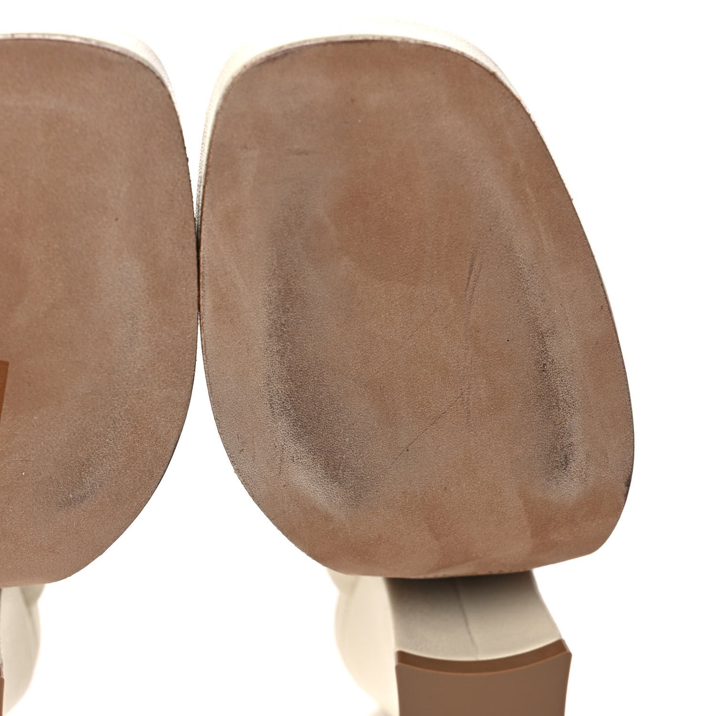 Nappa Stack Mule Sandals 36.5 Sea Salt