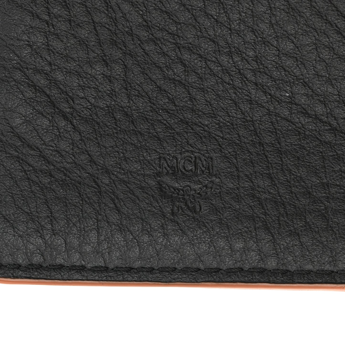 Calfskin Ottomar Klara Tri Fold Phone Wallet On Strap Black