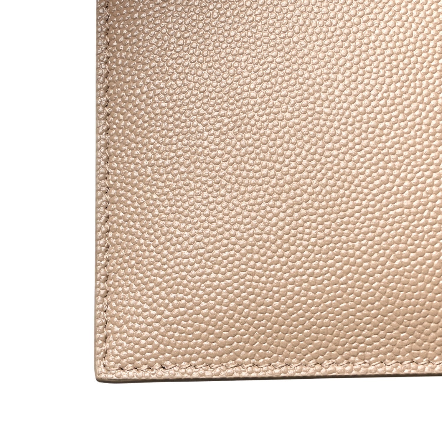 Saint Laurent Grain De Poudre Uptown Pouch Taupe 8 of 9