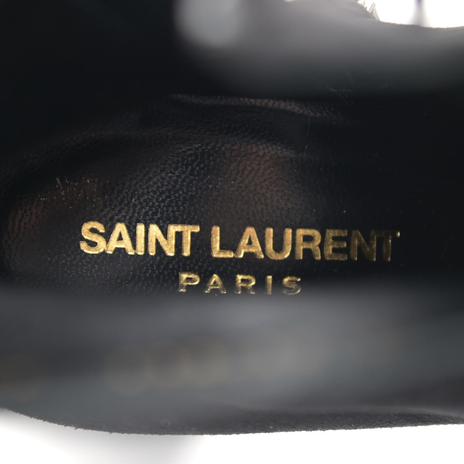 Saint Laurent Suede Joplin 50 Buckle Booties 38 Black 7 of 8