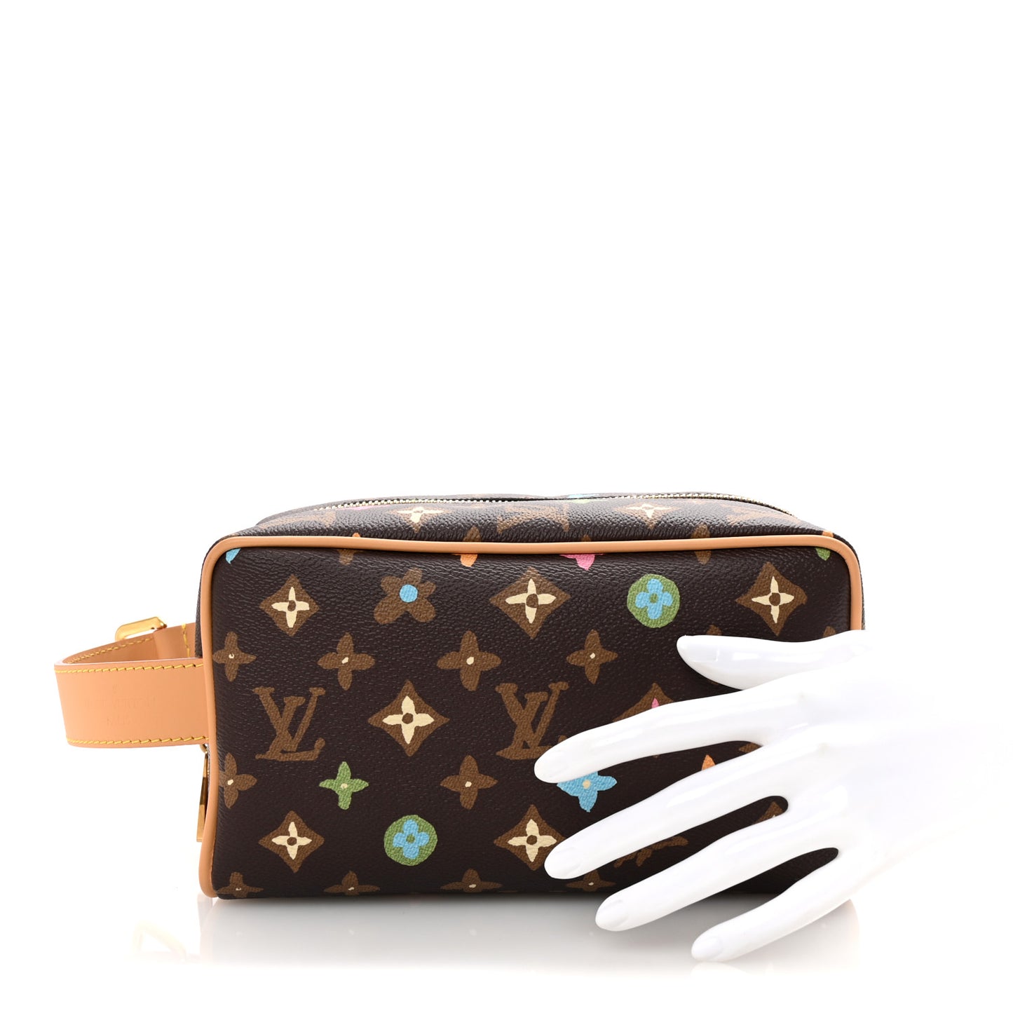 Monogram Craggy Locket Dopp Kit Chocolate