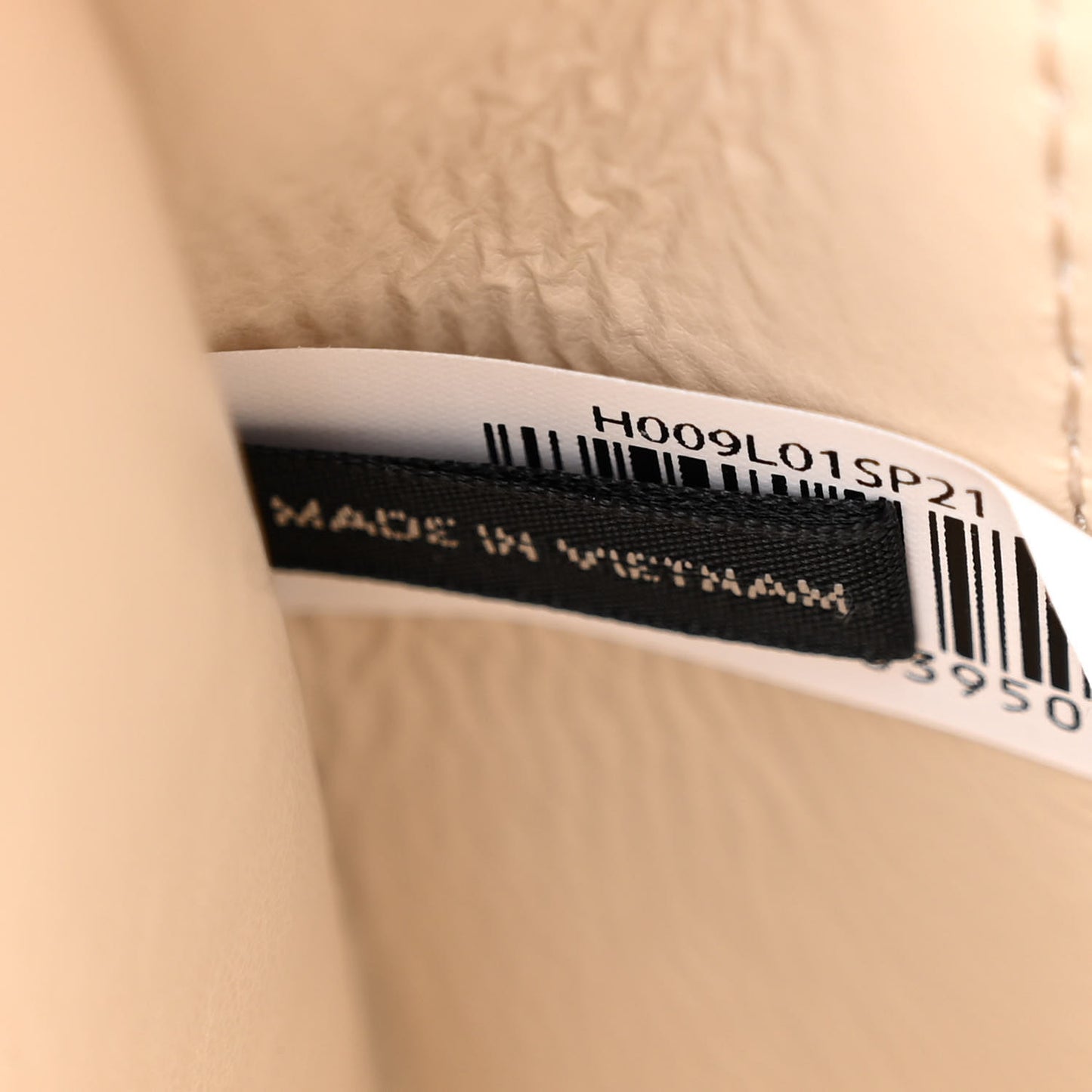 Grained Calfskin Mini The Tote Bag Cotton Silver