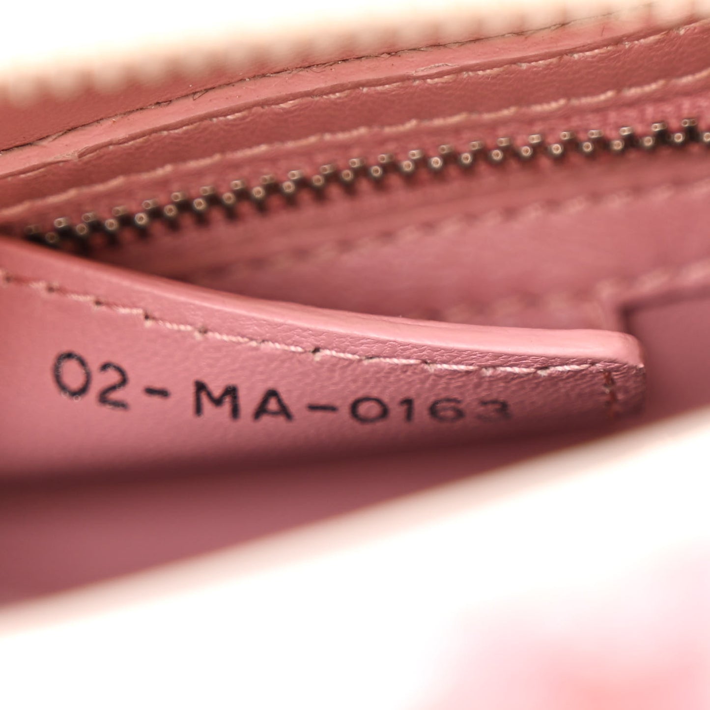 Lambskin Woven Tweed Medium Lady Dior Pink