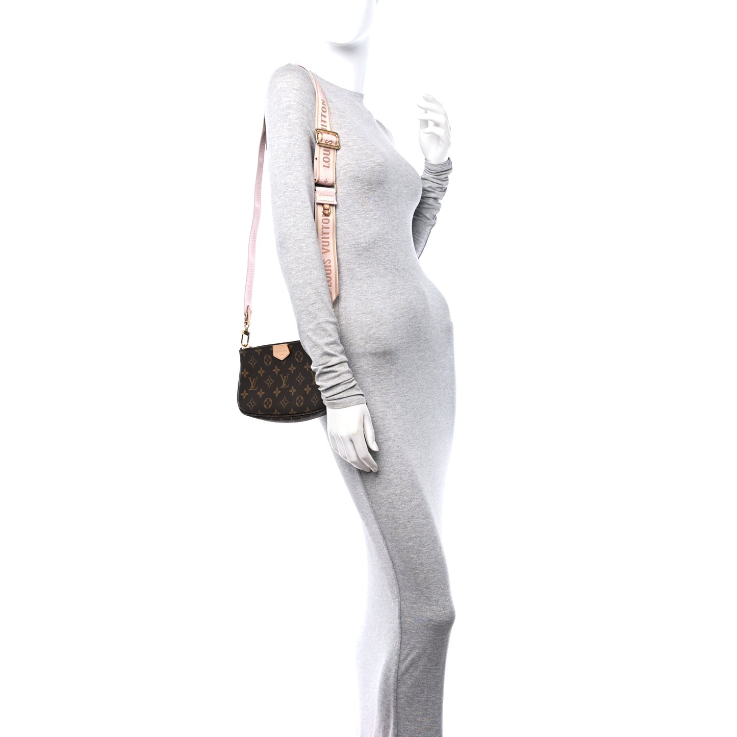 Monogram Multi Pochette Accessories Rose Clair