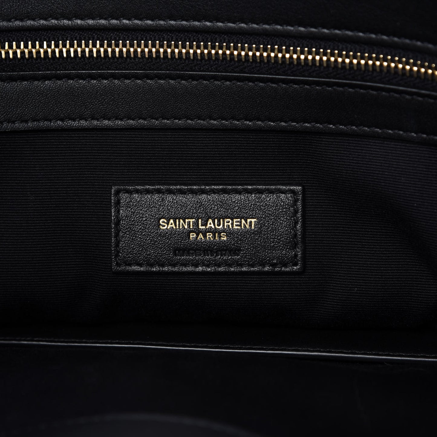 Calfskin Large Manhattan Shopper Tote Black