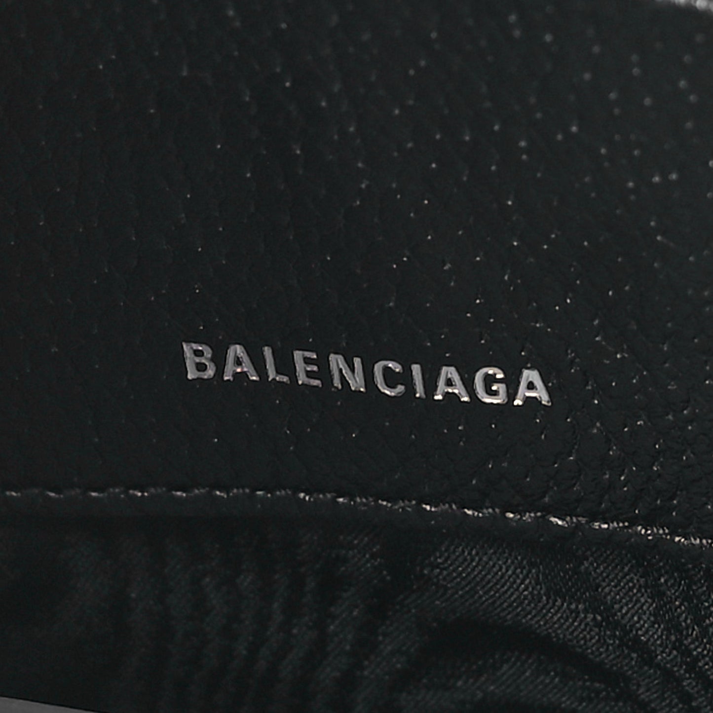X BALENCIAGA BB Monogram Calfskin Web Mini Jackie 1961 Hobo Black
