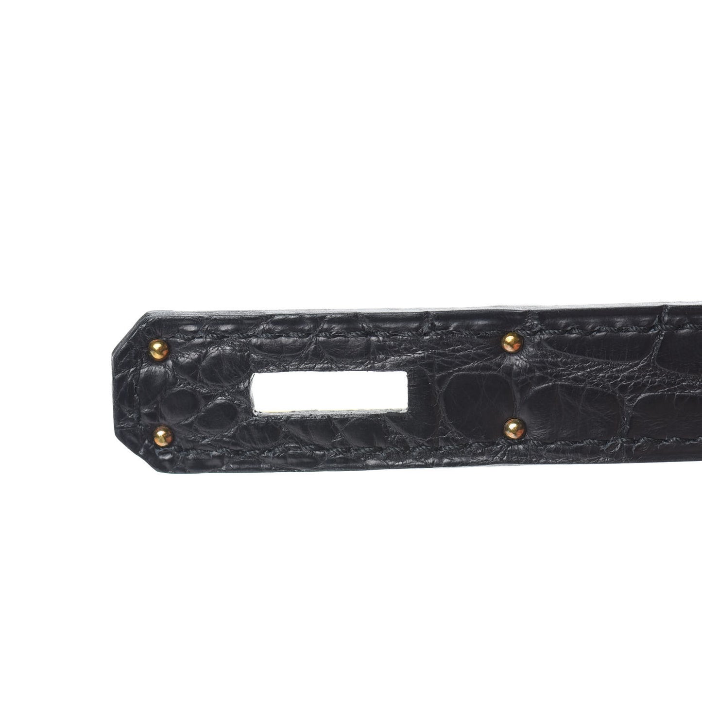 Togo Matte Alligator Birkin Touch 30 Black