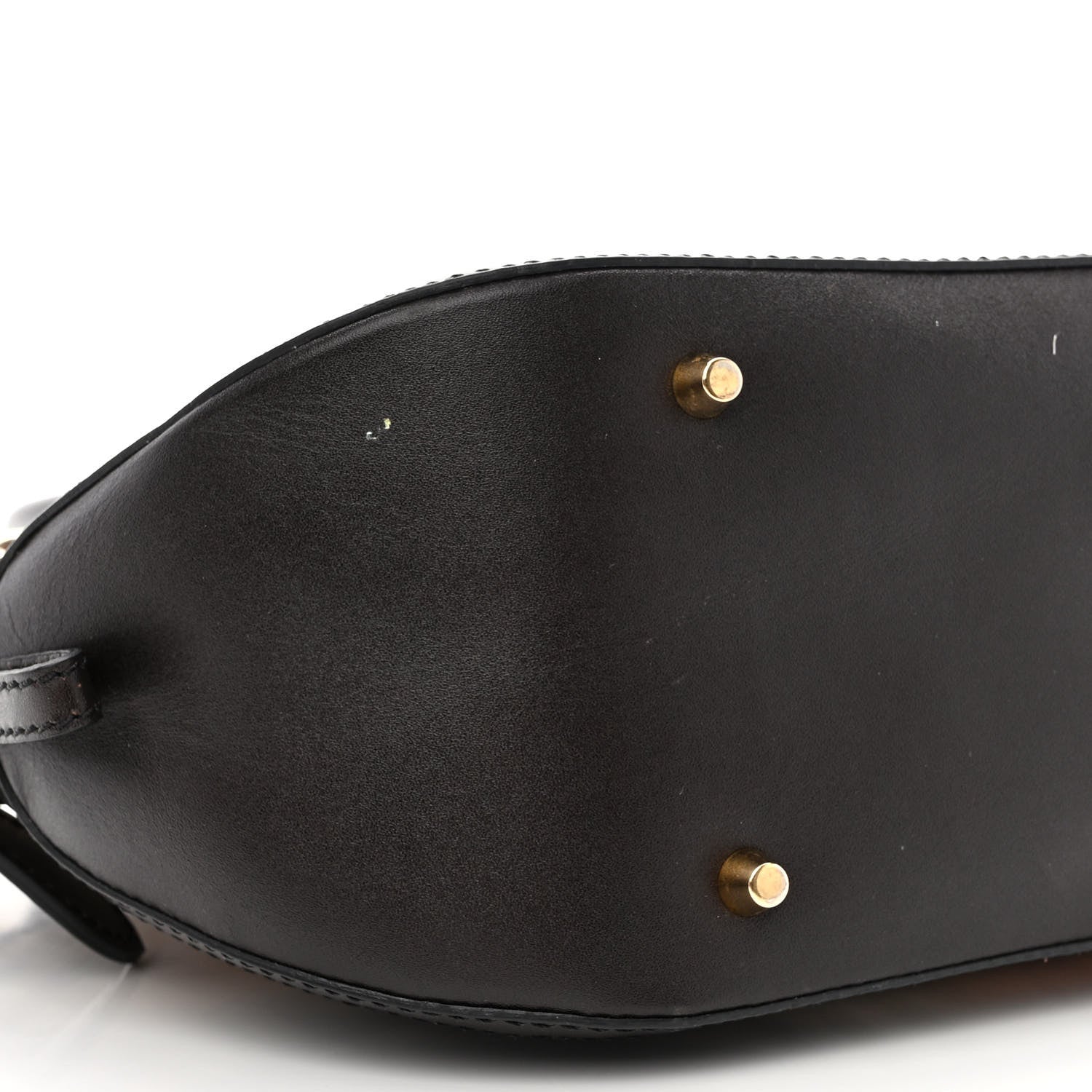 Burberry Haymarket Check Small Orchard Bowling Bag Chocolate 10 of 14