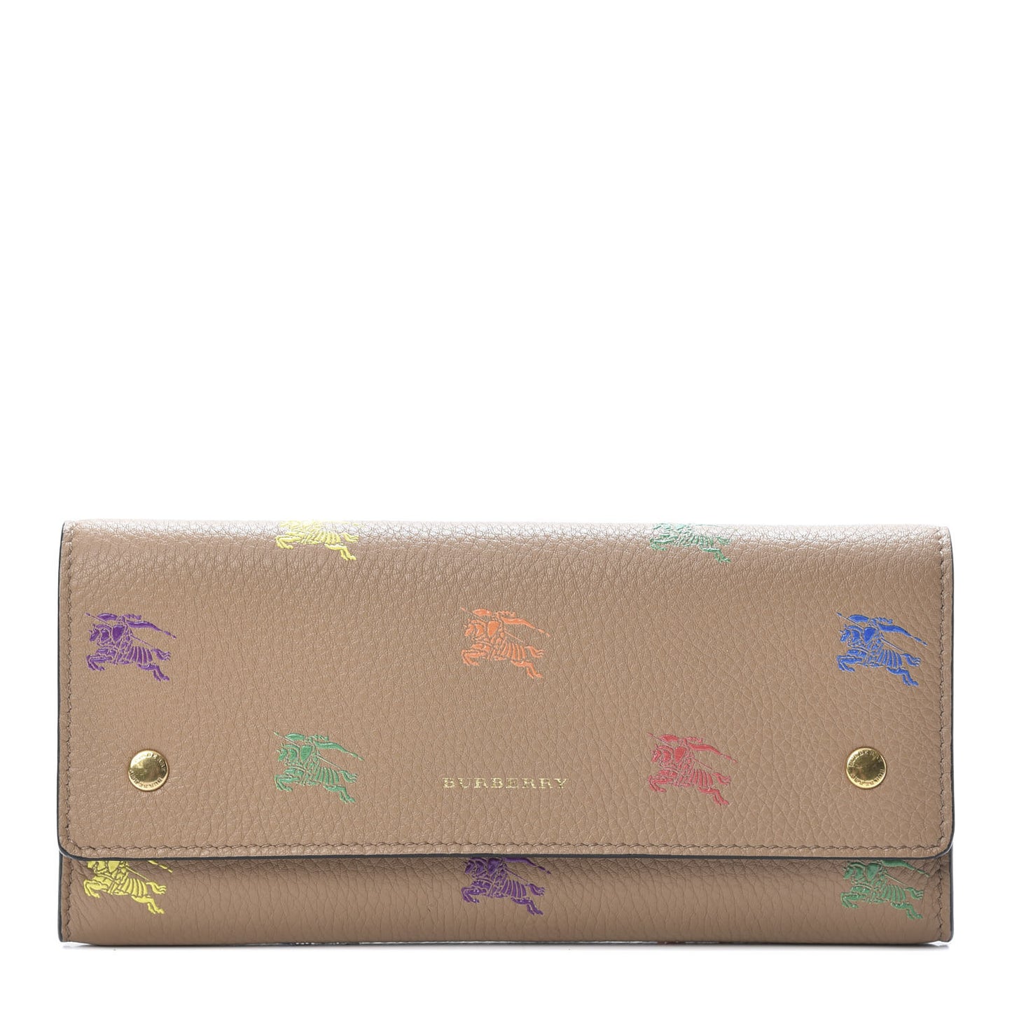 Grained Calfskin EKD Hollee Wallet Light Camel