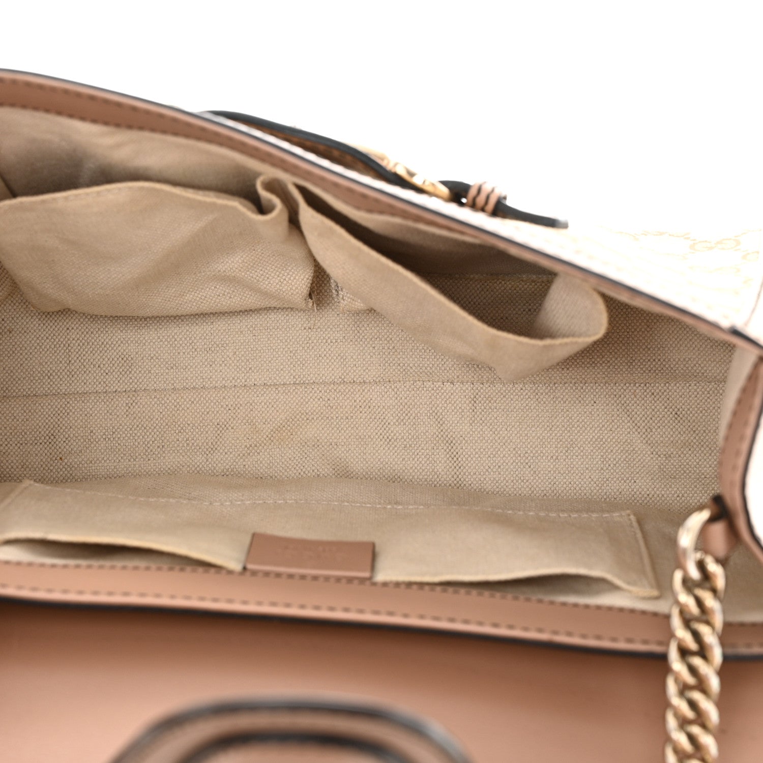 Gucci Monogram Medium Emily Chain Shoulder Bag Light Pink 5 of 17