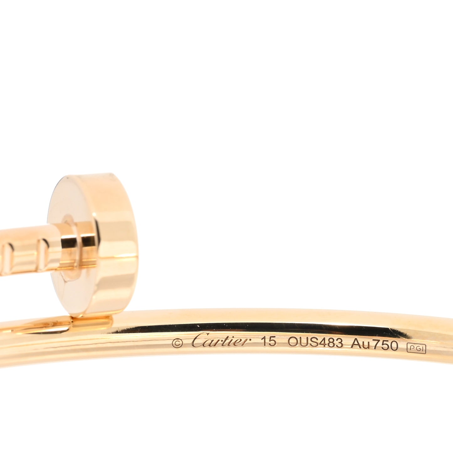18K Yellow Gold Small Juste Un Clou Bracelet 15