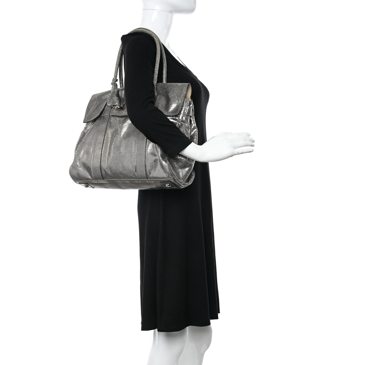 Metallic Classic Grain Bayswater Silver