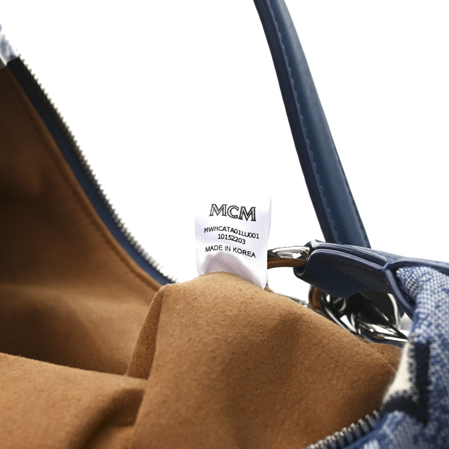 Vintage Jacquard Monogram Hobo Blue