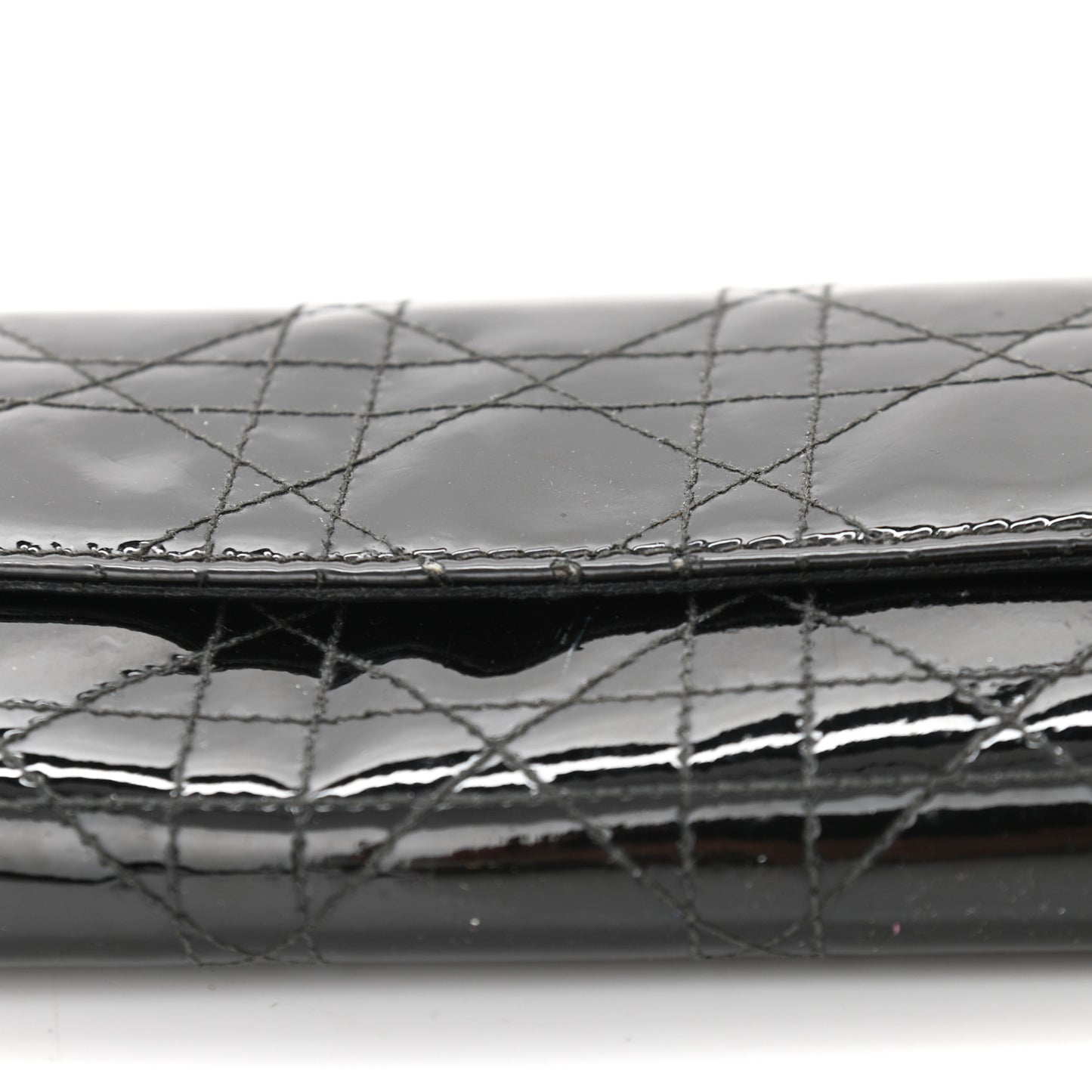 Patent Cannage Rendez-vous Chain Wallet Black