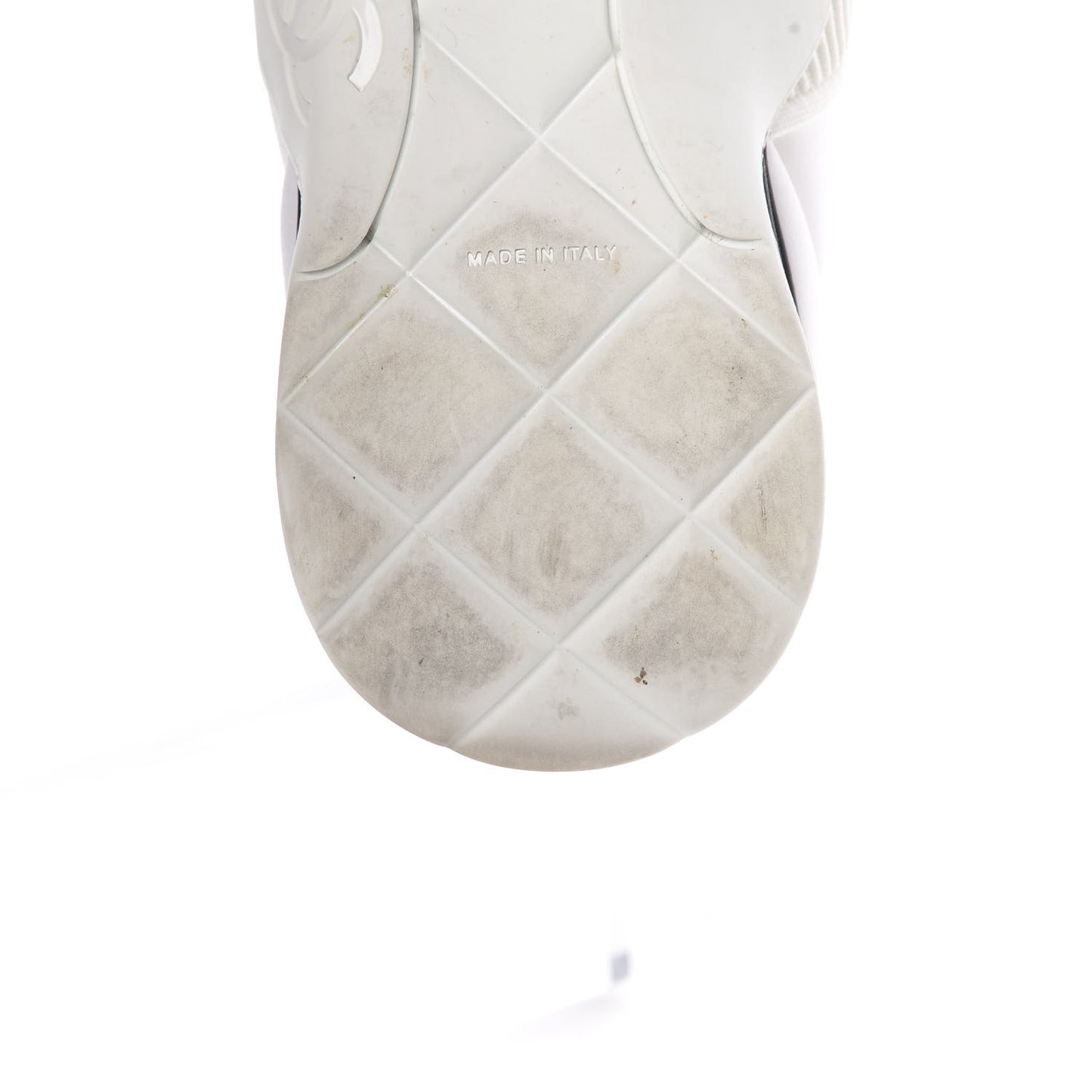 Stretch Fabric CC Sneakers 41 White