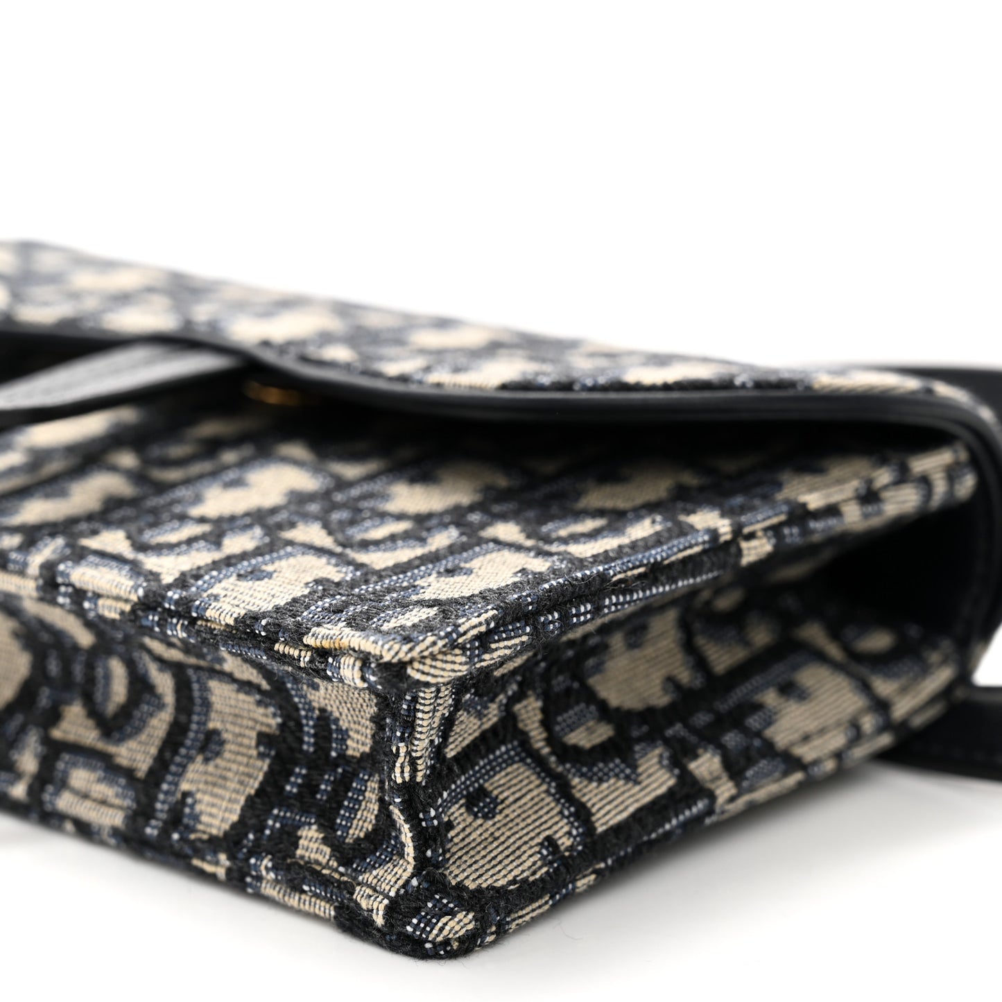 Oblique Saddle Belt Bag Blue