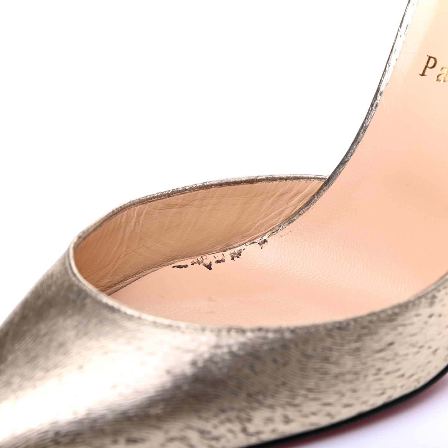 Metallic Laminato Animal Print Iriza 100 Pumps 39 Platine