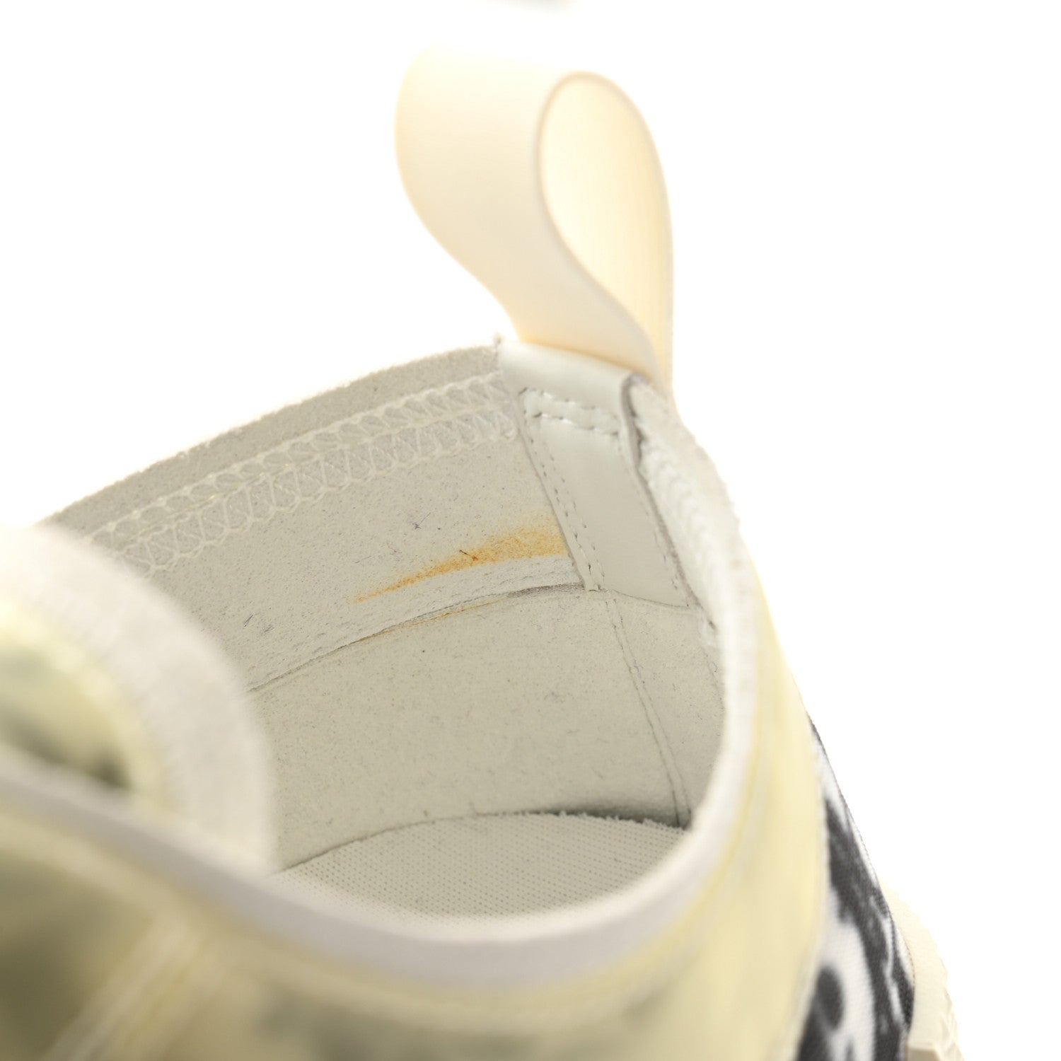 Christian Dior Technical Canvas Oblique Mens B23 Low Top Sneaker 46 White Black 9 of 9
