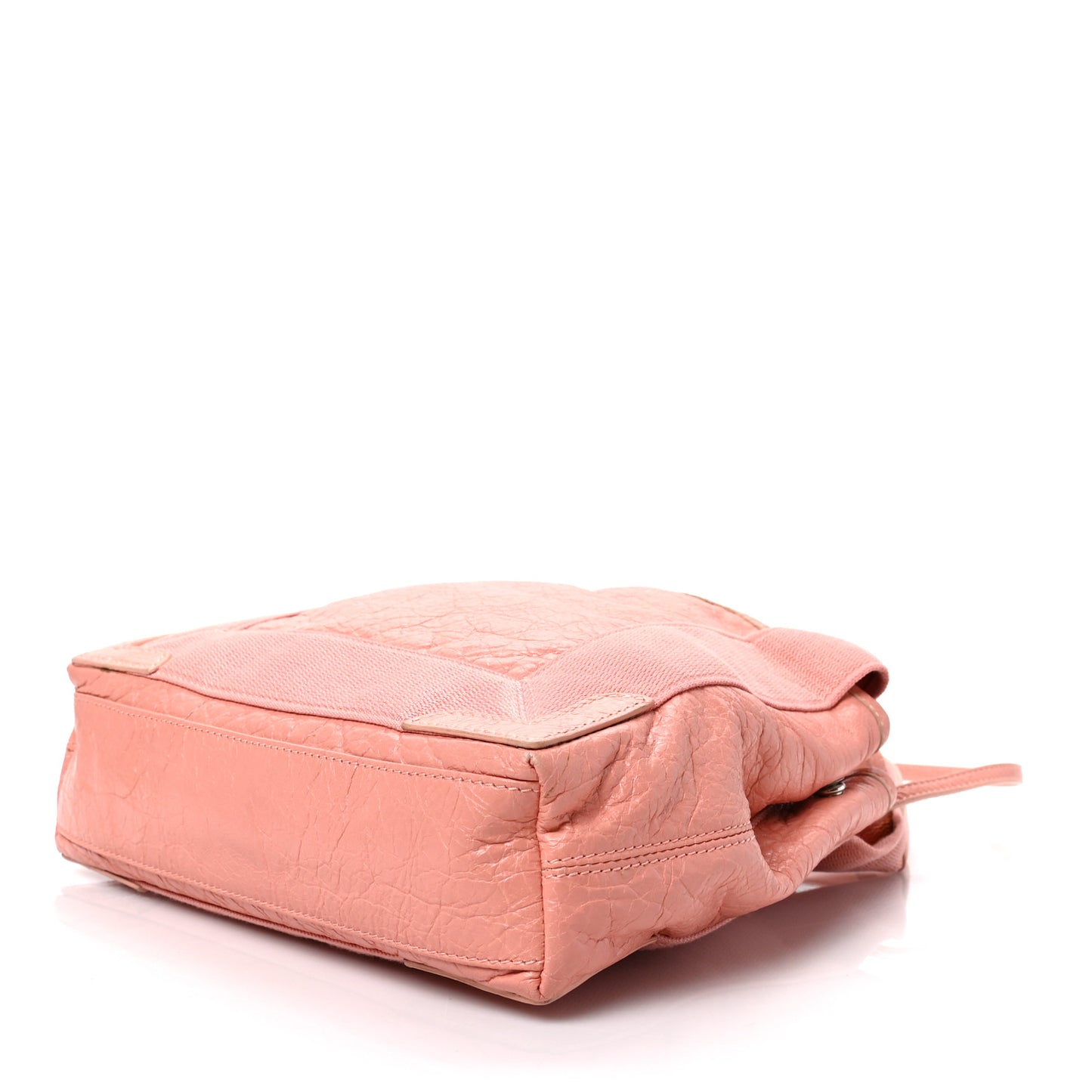 Agneau Stadio Ruban Viscose Navy Cabas XS Rose Ballerine