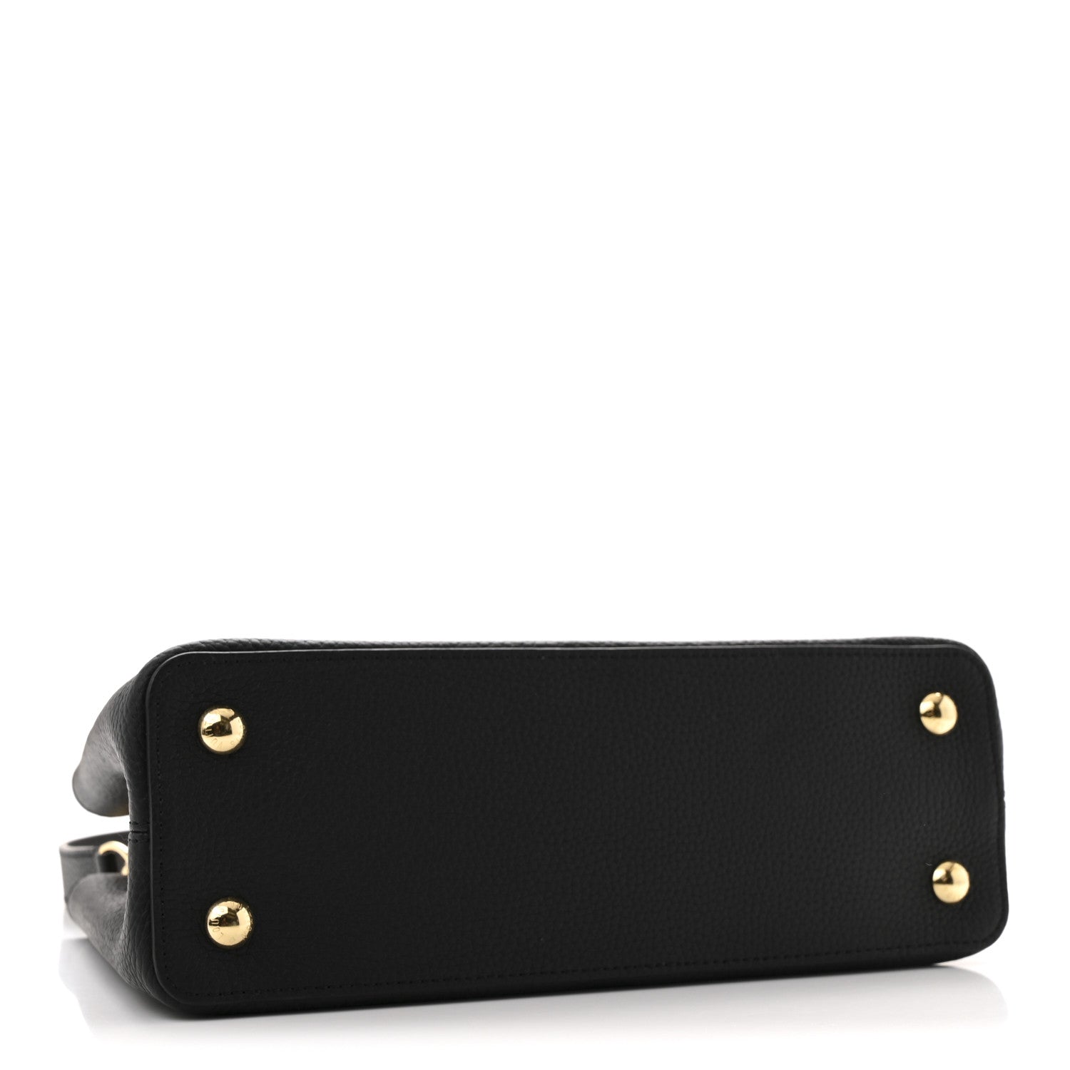 Louis Vuitton Taurillon Flower Chain Capucines MM  Black Galet Gray Pearly Cream 4 of 10