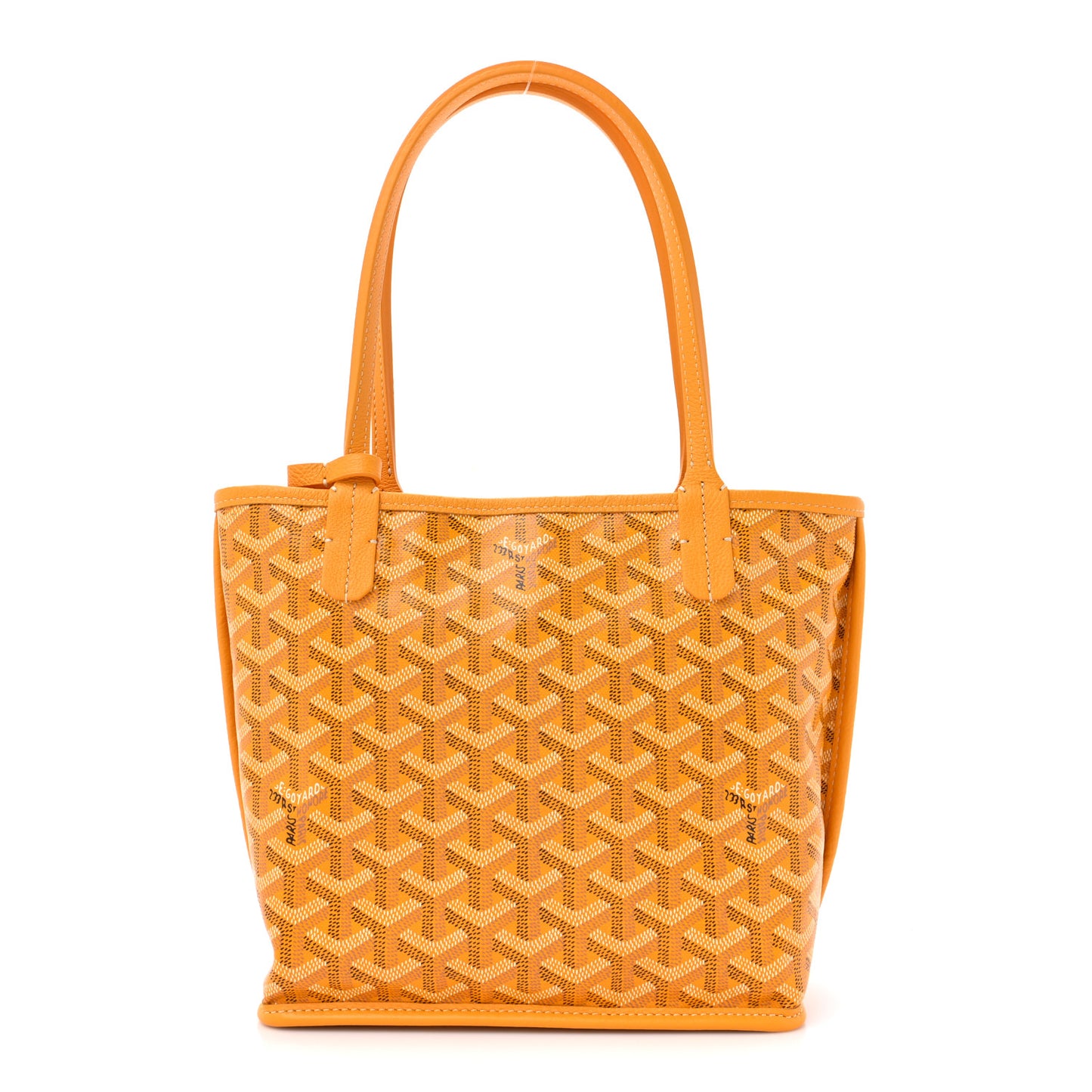 Goyardine Reversible Mini Anjou Yellow
