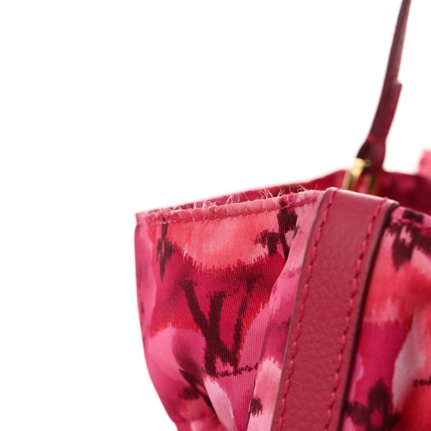 Nylon Monogram Ikat Noefull MM Rose Indien
