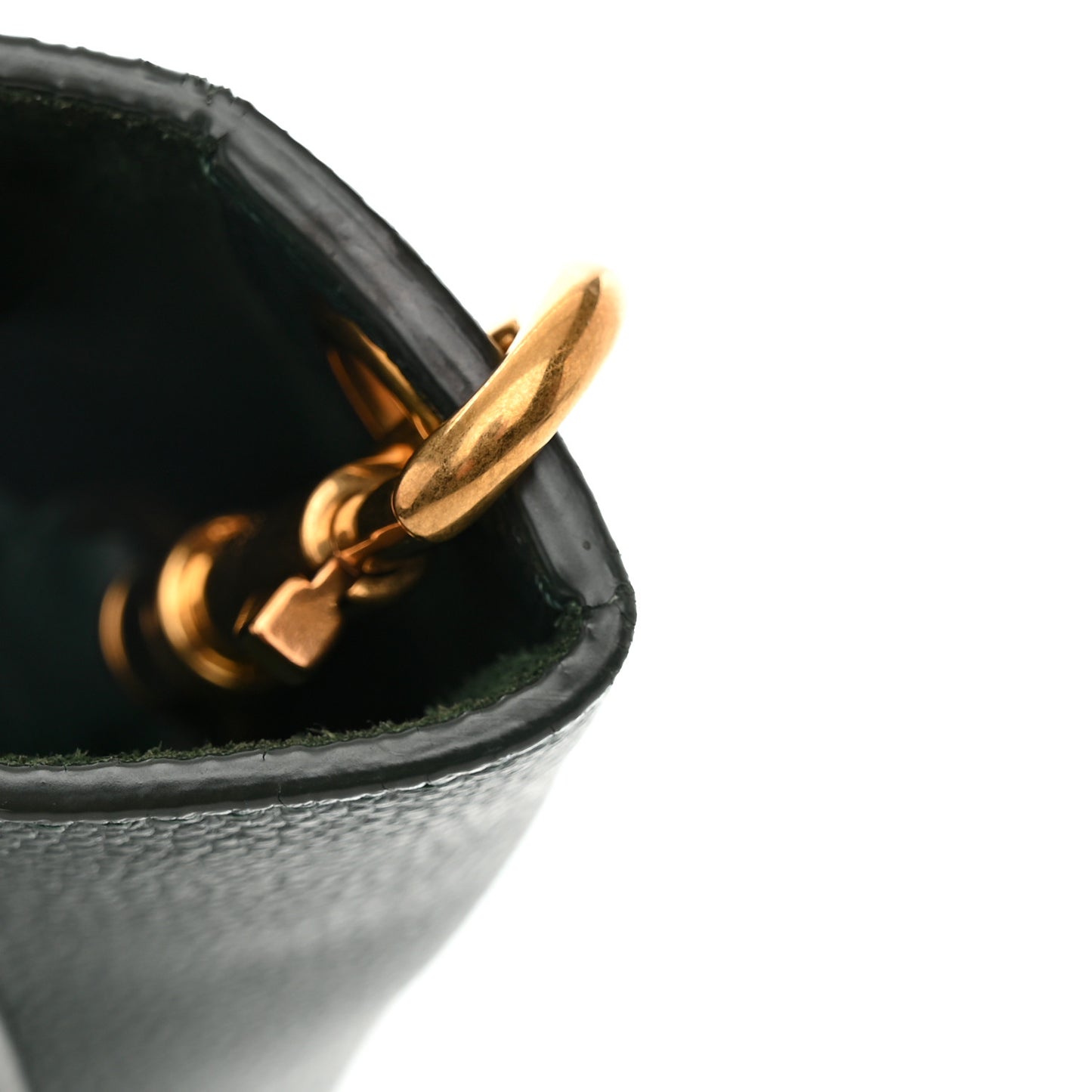 Soft Grained Calfskin Small Sangle Bucket Bag Amazone