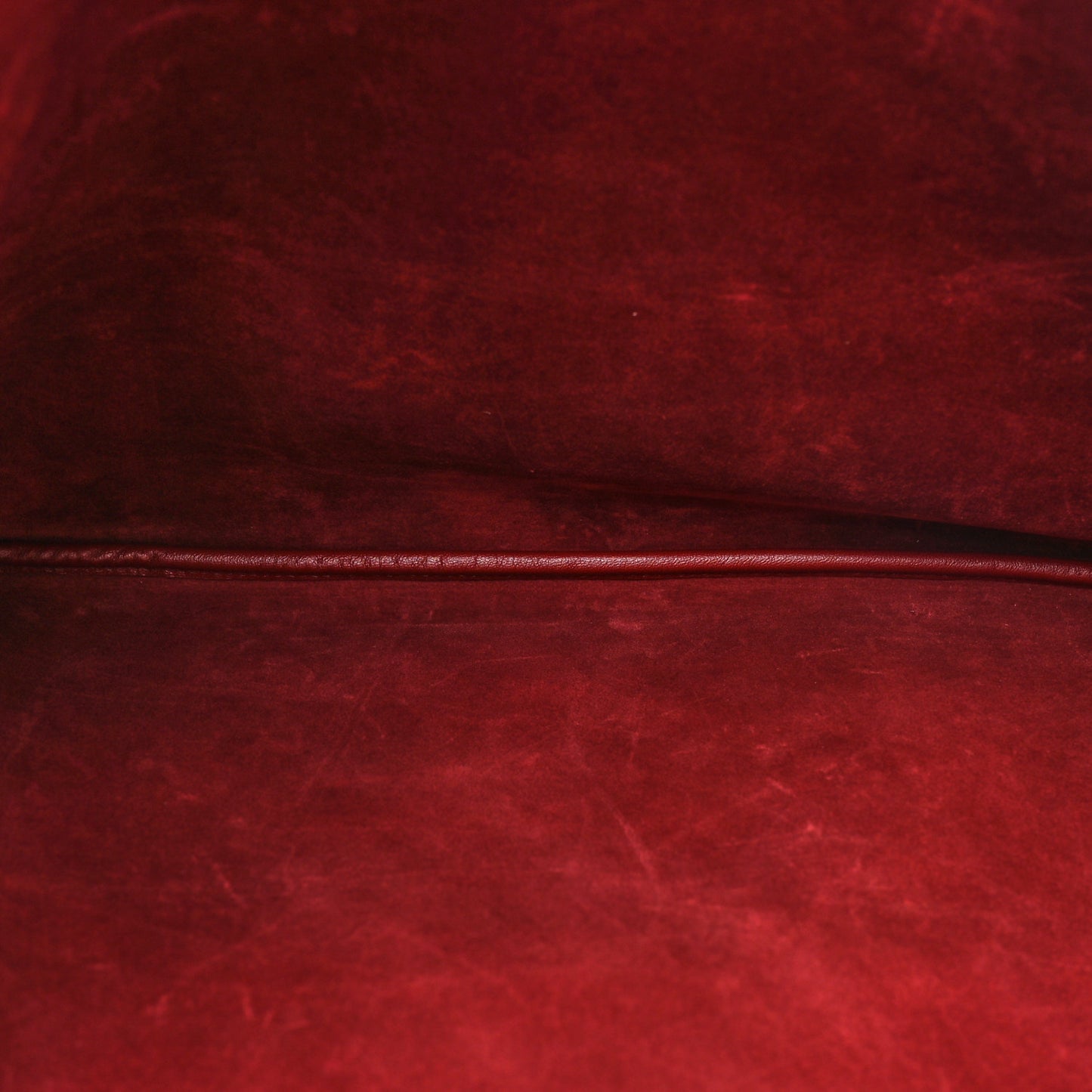 Smooth Calfskin Paris VII Large Flat Hobo Red