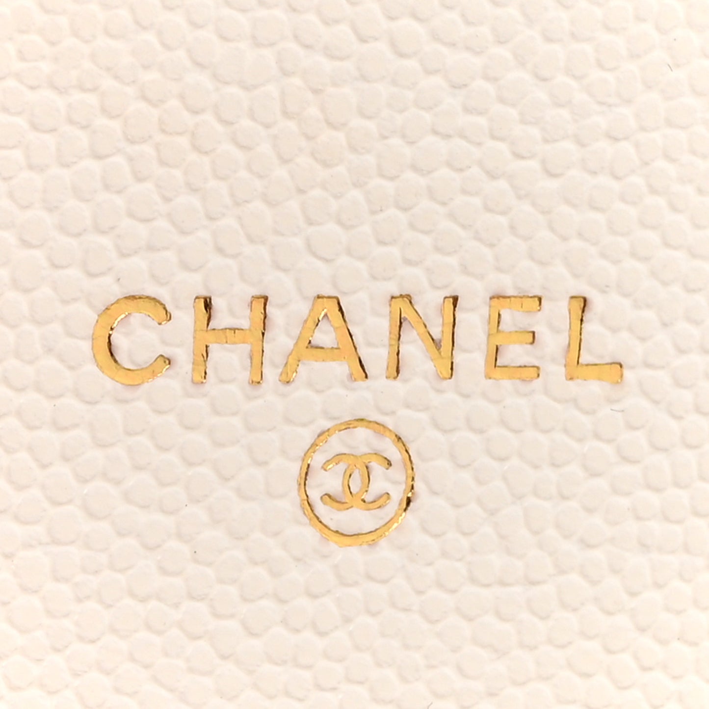 Caviar Quilted Mini Chain Belt Bag White