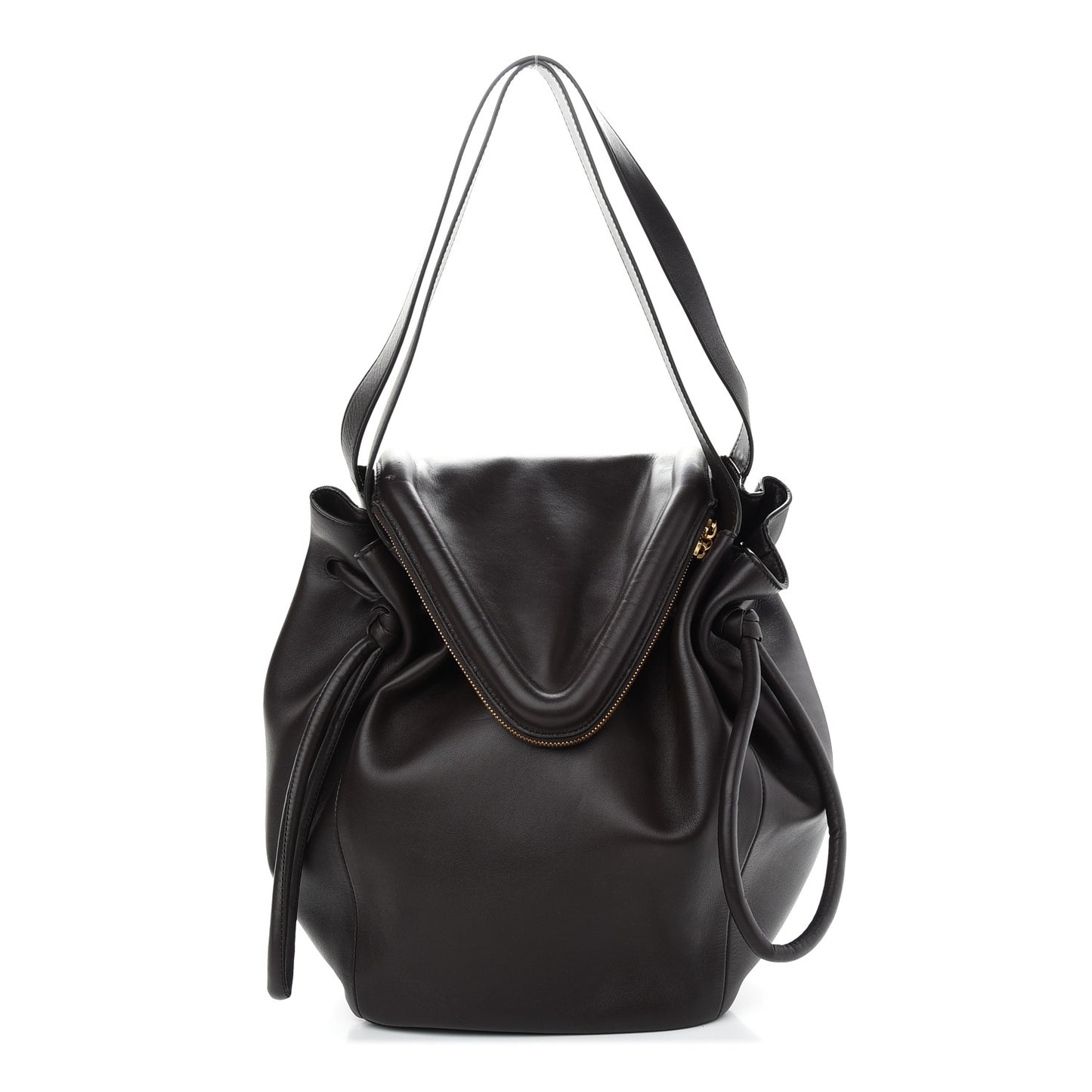 Calfskin Large Beak Tote Fondant