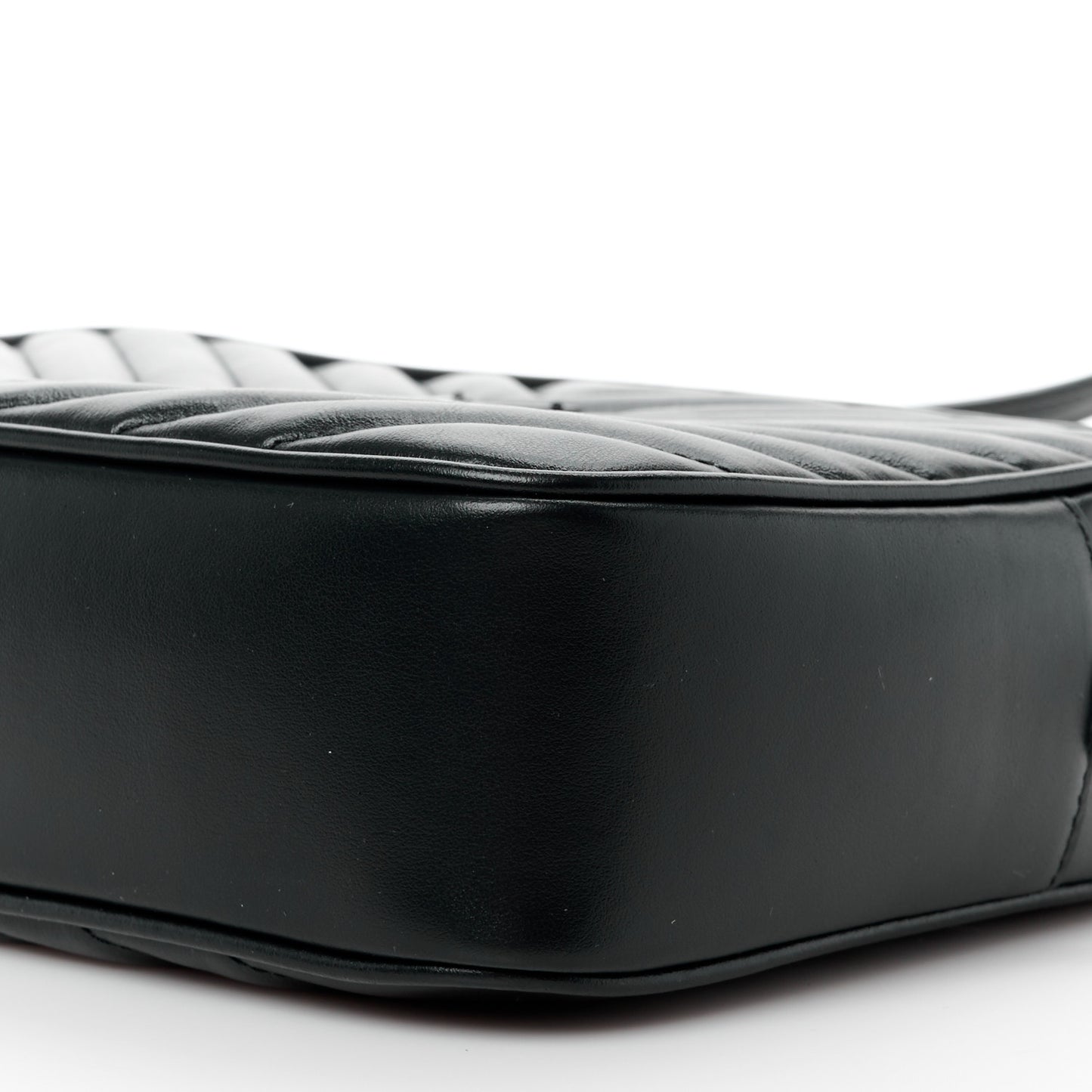 Calfskin Matelasse Monogram Lou Camera Bag Black