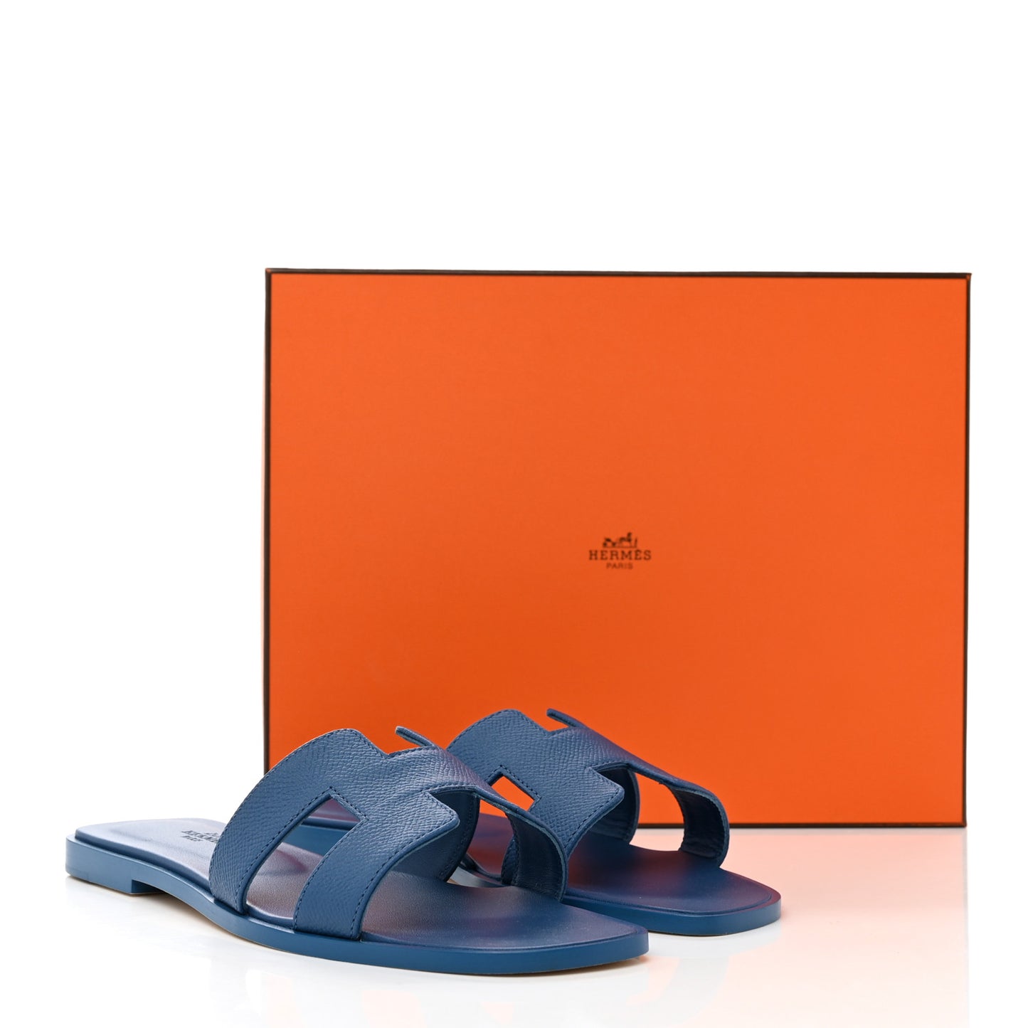 Epsom Oran Sandals 38.5 Bleu Bleuet